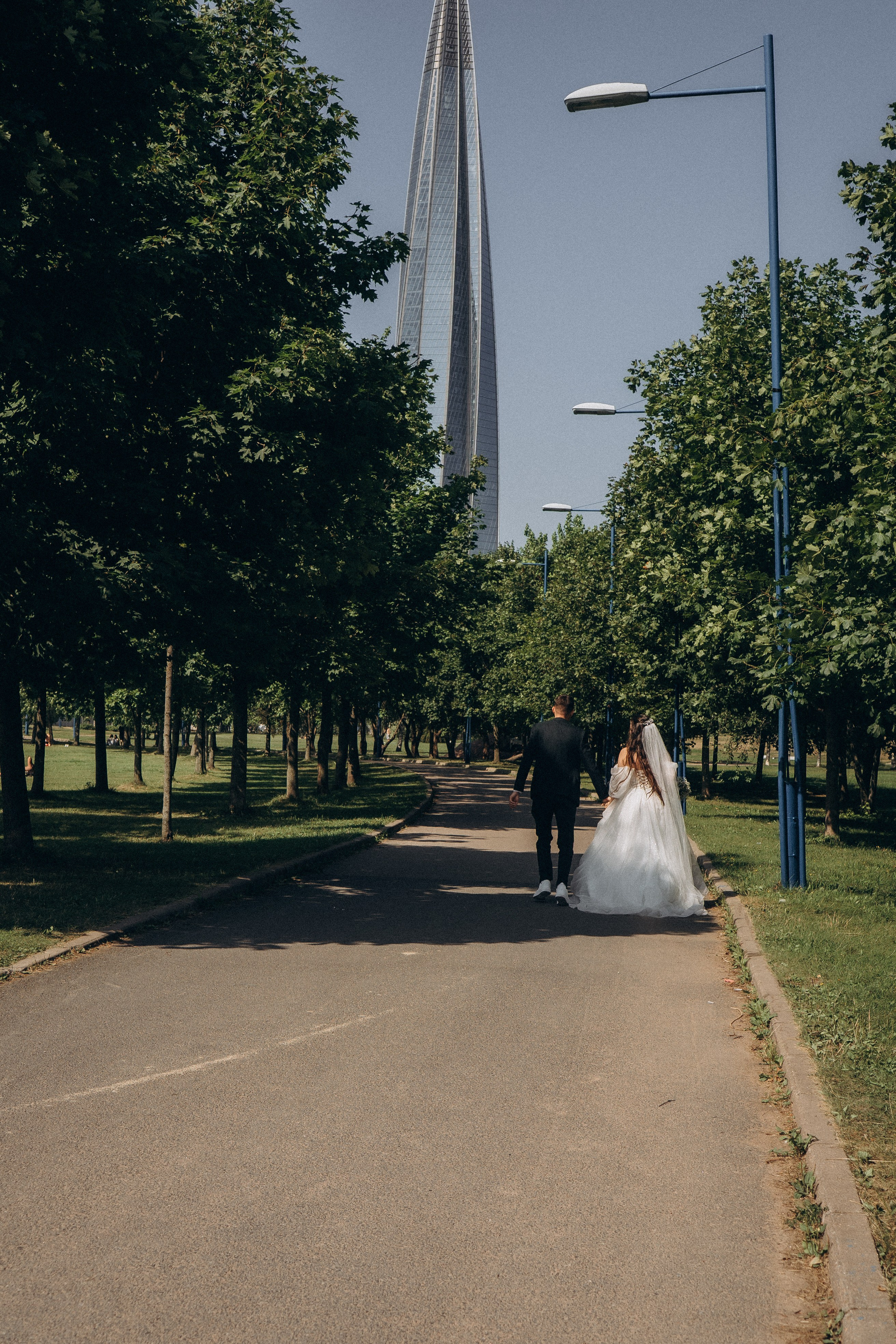 СВАДЕБНАЯ СЬЕМК В ПАРКЕ 300-ЛЕТИЯ. Профессиональный фотограф, Санкт-Петербург — Виктория Богомолова