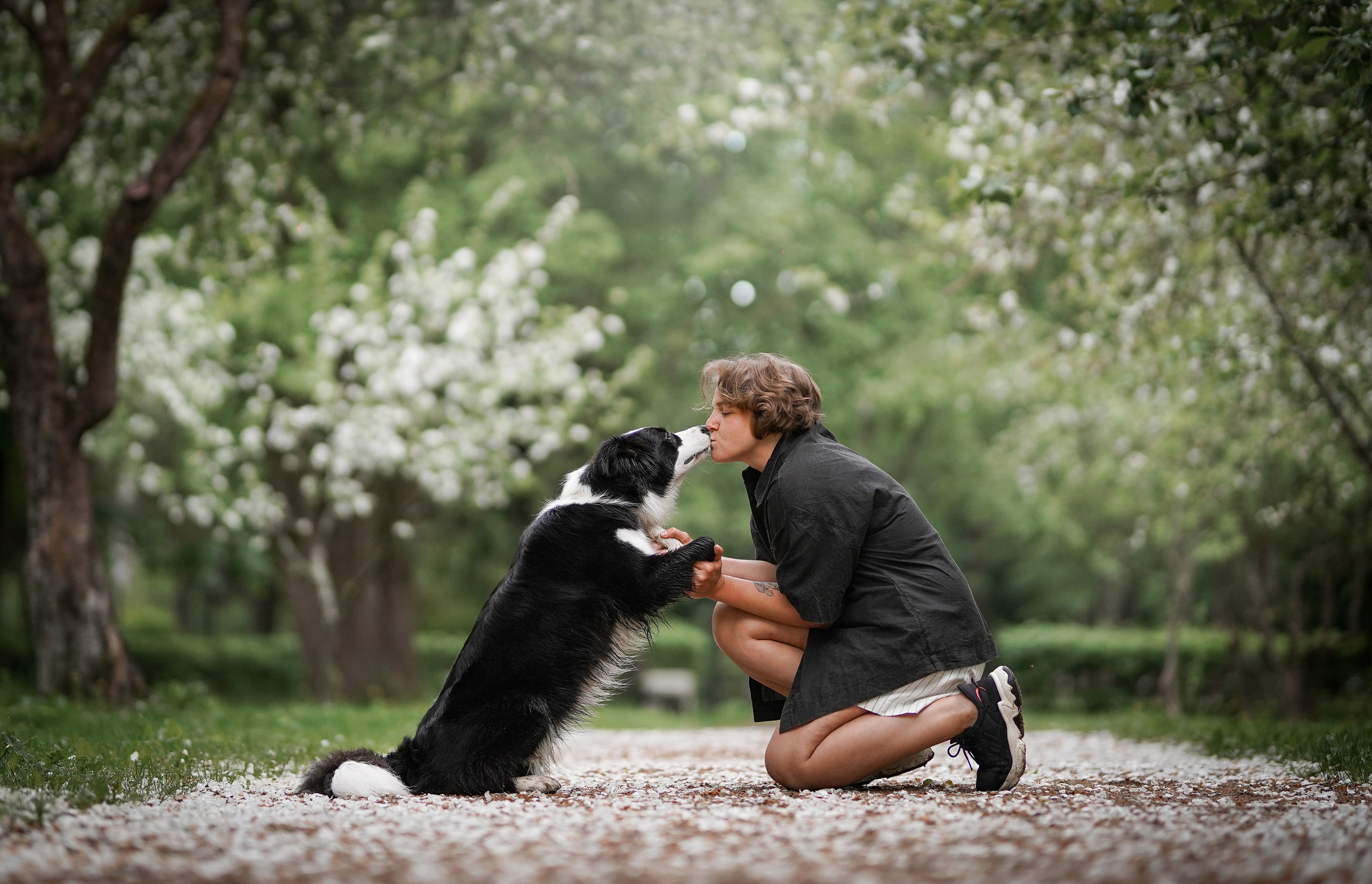 Юля, ее мама и Груша. Фотограф-анималист в Санкт-Петербурге Яна Мартынова