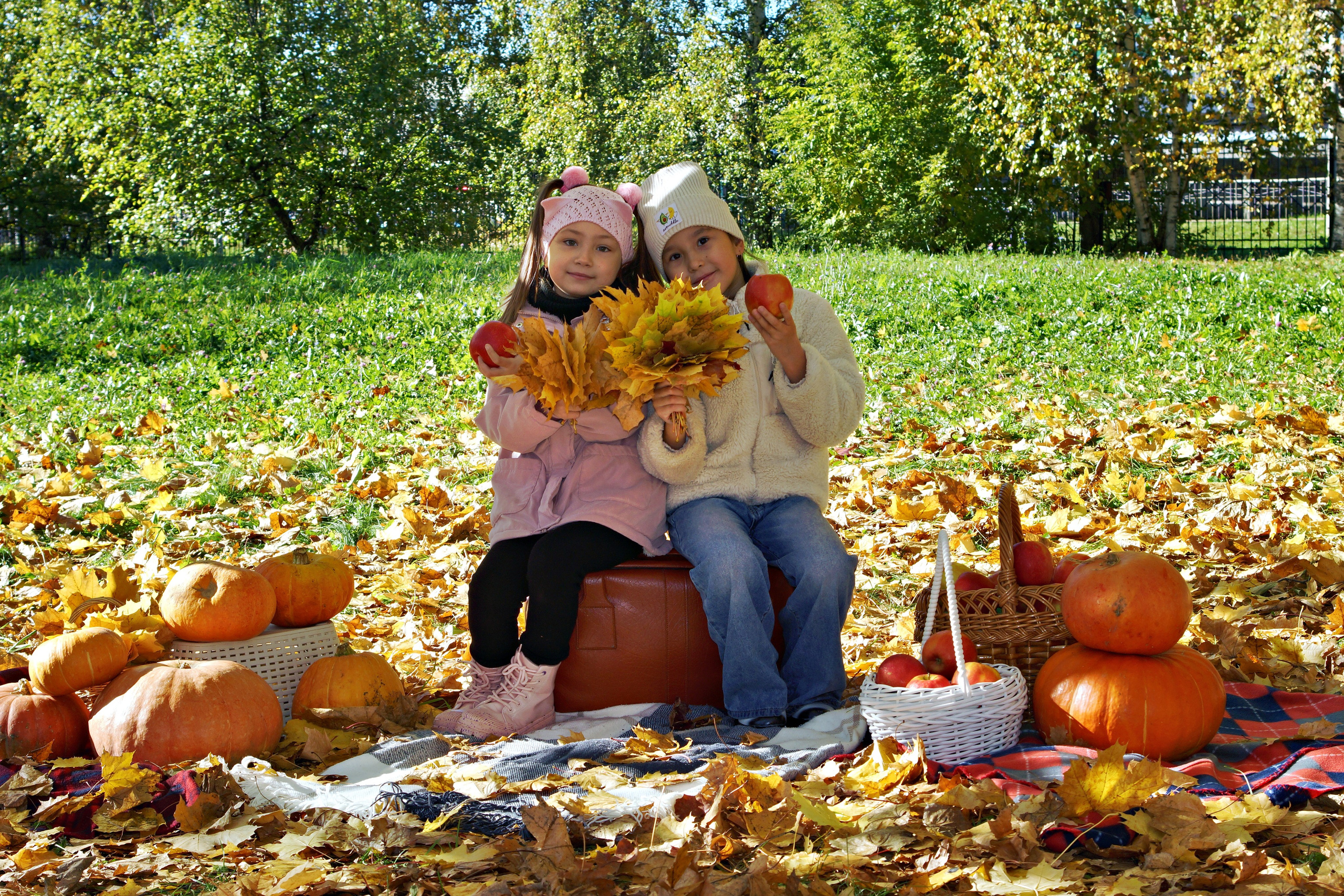 Осенняя фотосессия в детском саду г. Йошкар-Ола