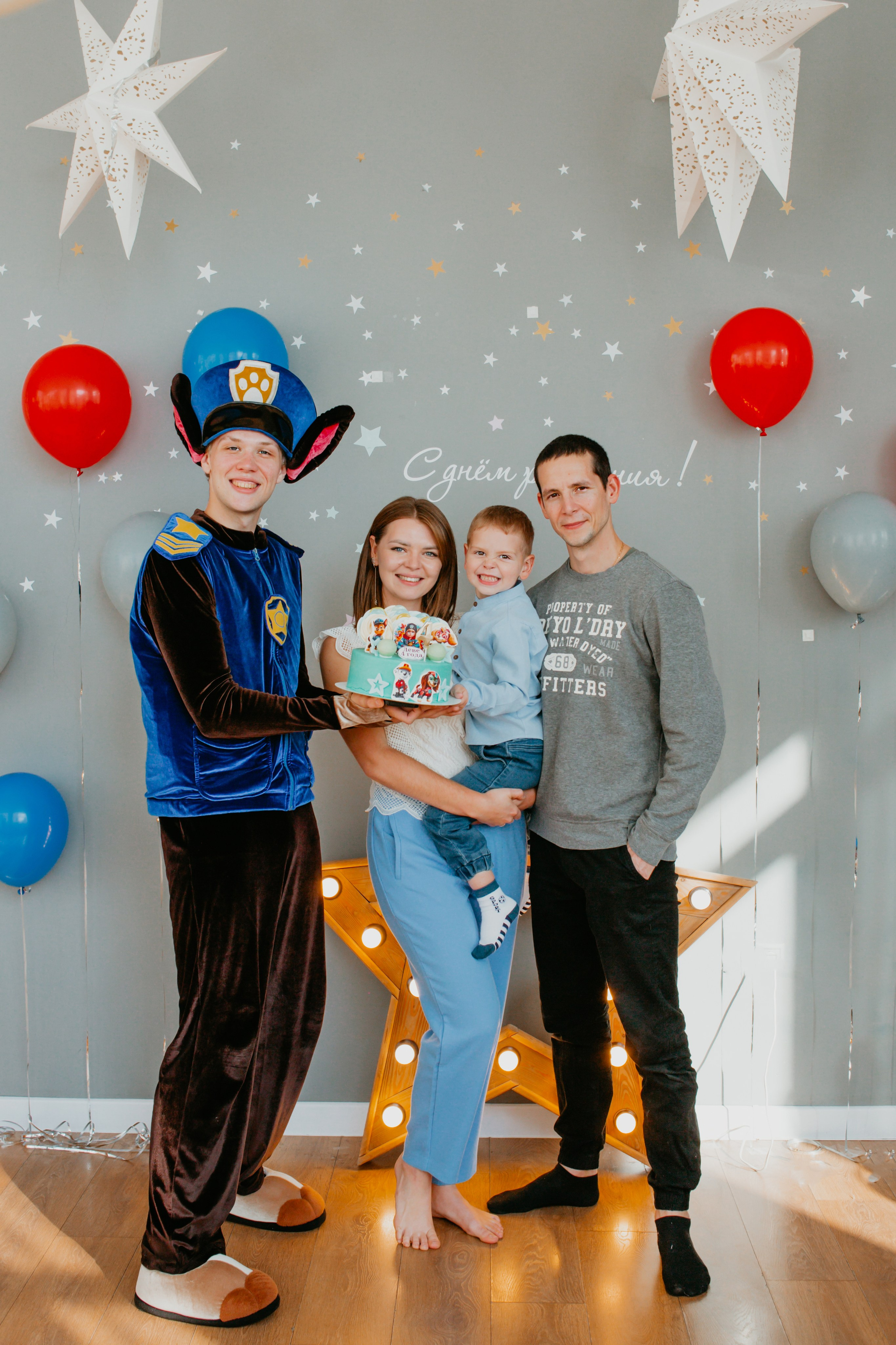 Детский день рождение. Лева 4 года. Фотограф в Челябинске Ополихина Анна