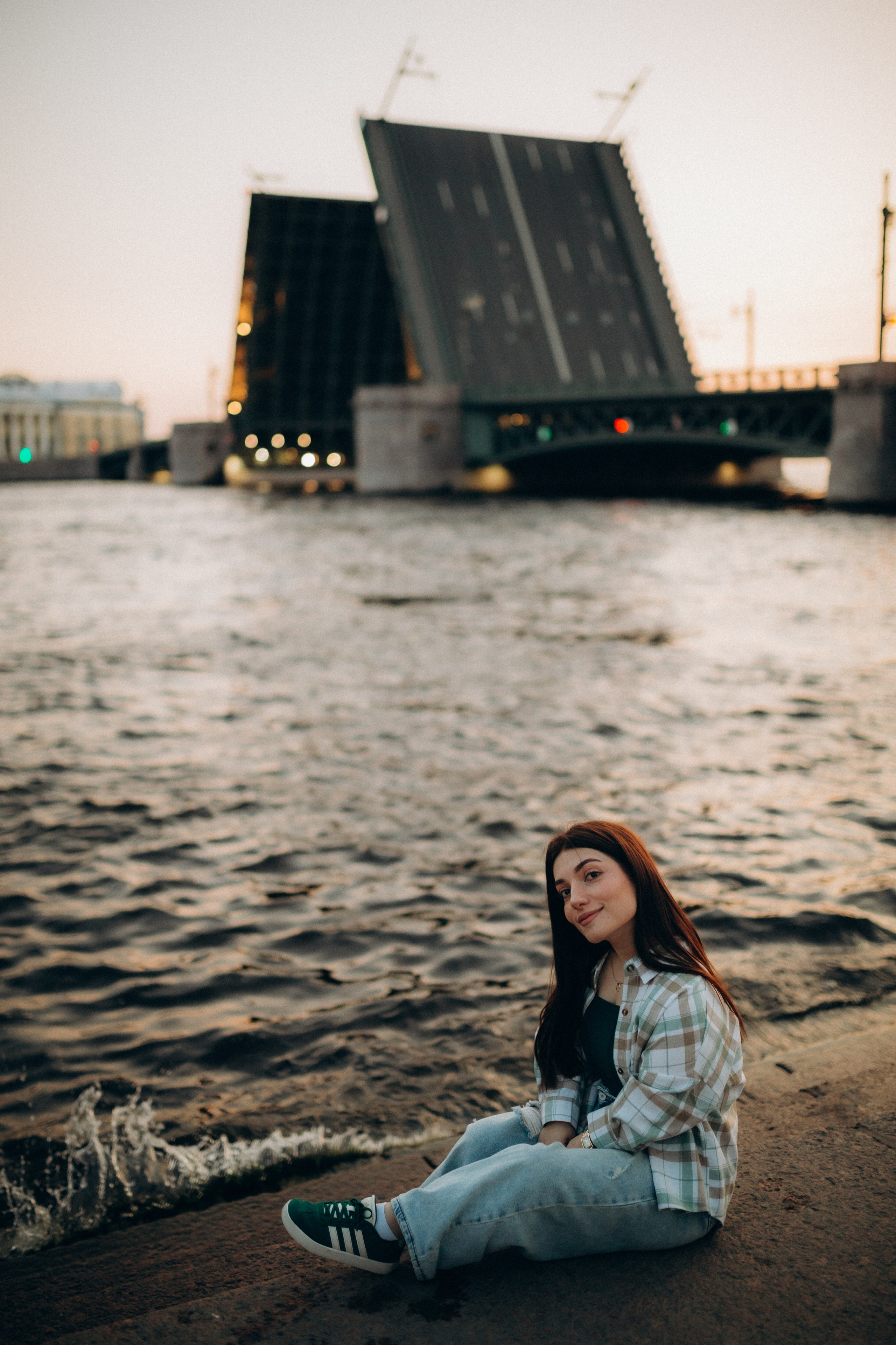 Фотосессия с разводными мостами. Фотограф Санкт-Петербург Князева Елизавета