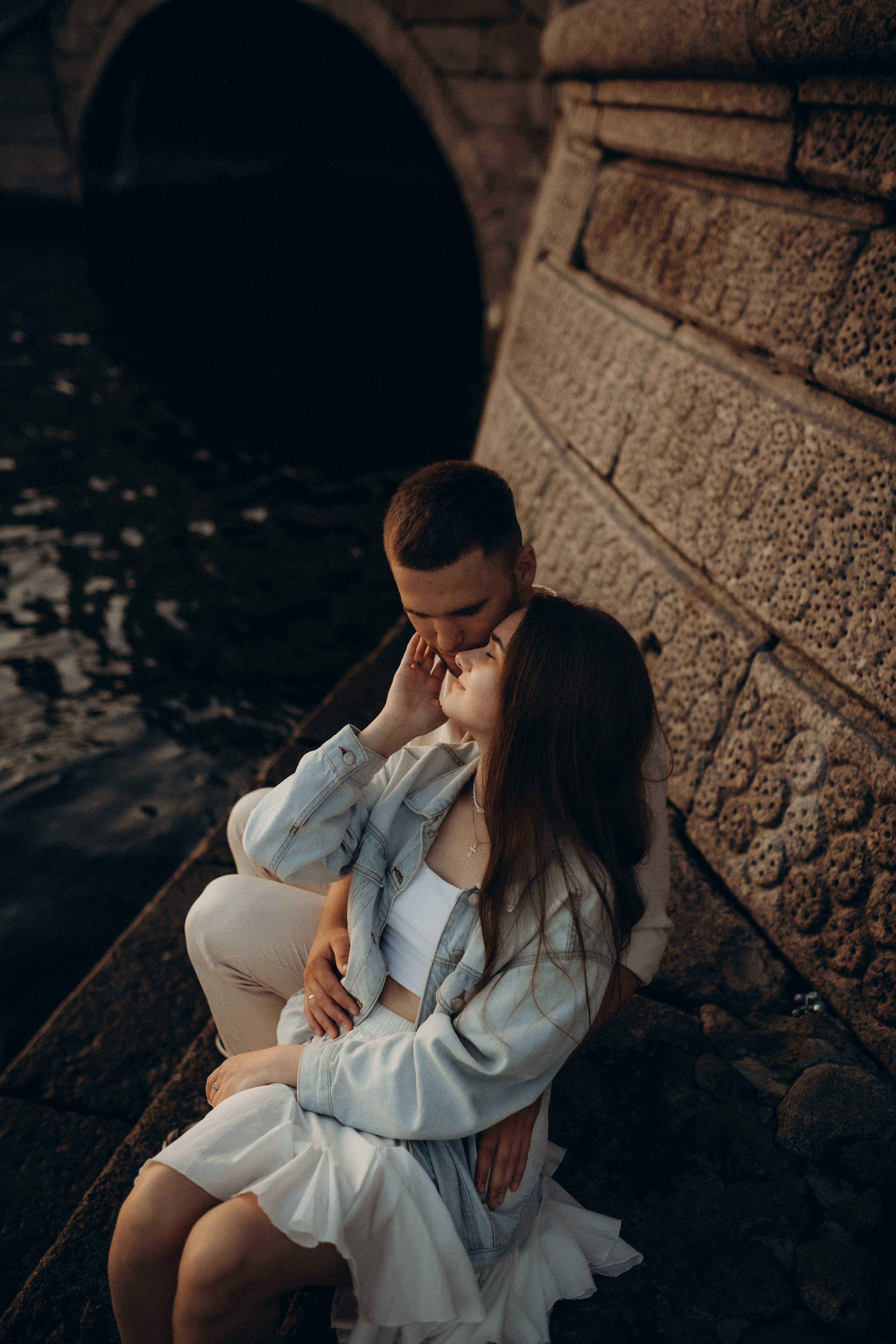Фотосессия с разводными мостами: LoveStory. Фотограф Санкт-Петербург Князева Елизавета