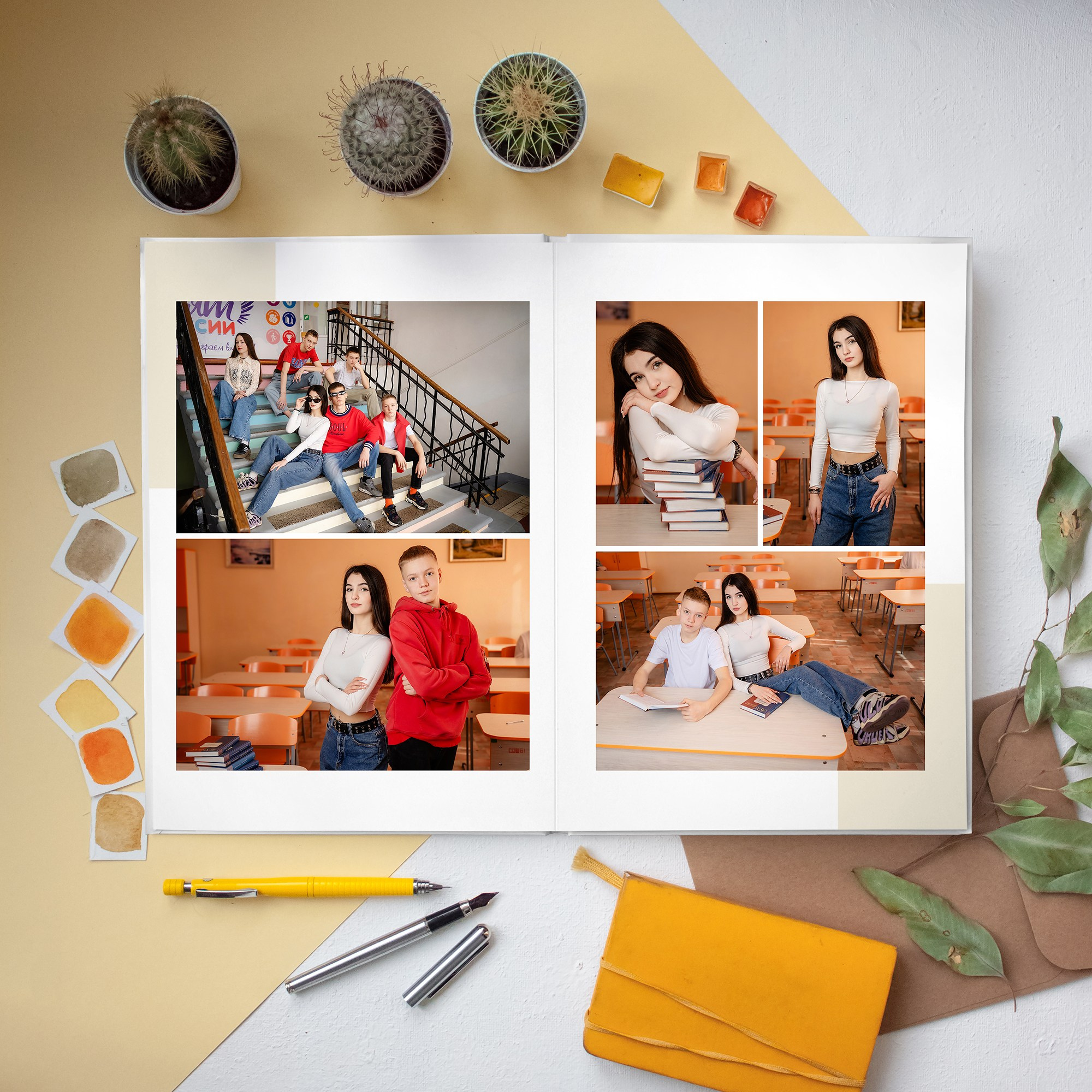 Дизайн альбомов Школа. Детский и Школьный фотограф во Владивостоке. Выпускные альбомы