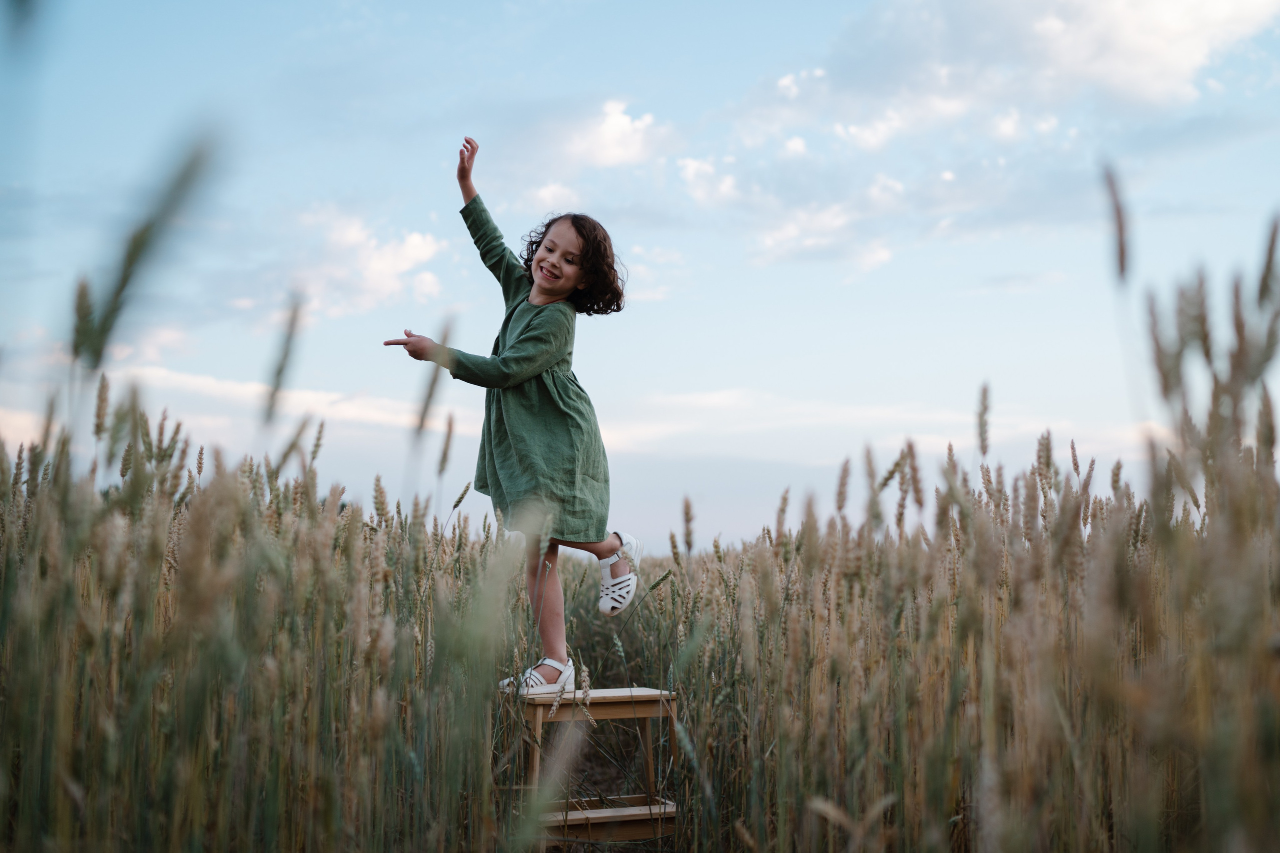 Вечер в колосках. Семейный и детский фотограф Москва Дарья Бугра