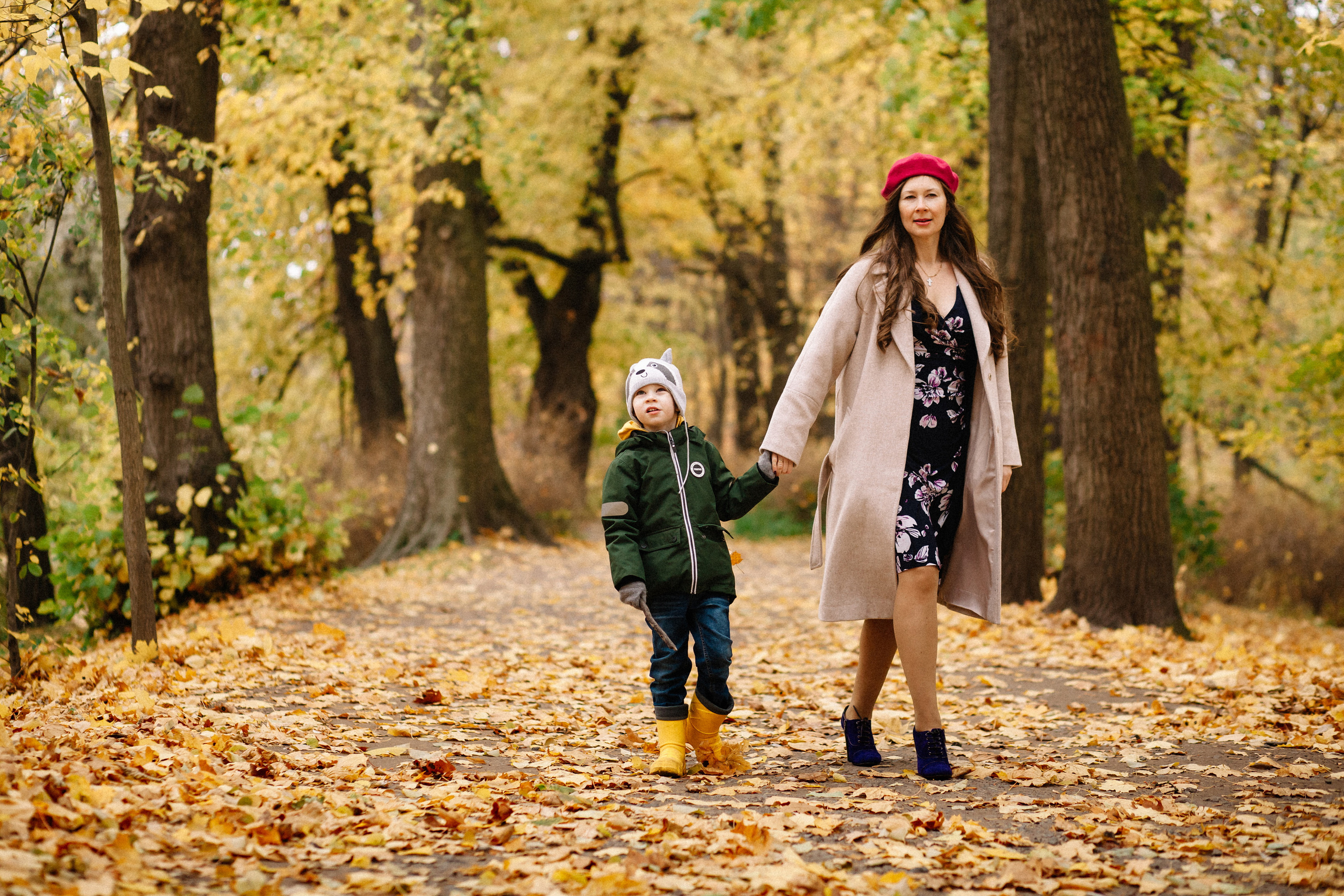 Осенняя семейная фотосессия в ЦПКиО Елагин Остров. Семейный и свадебный фотограф в Майкопе Михаил Мартиросян
