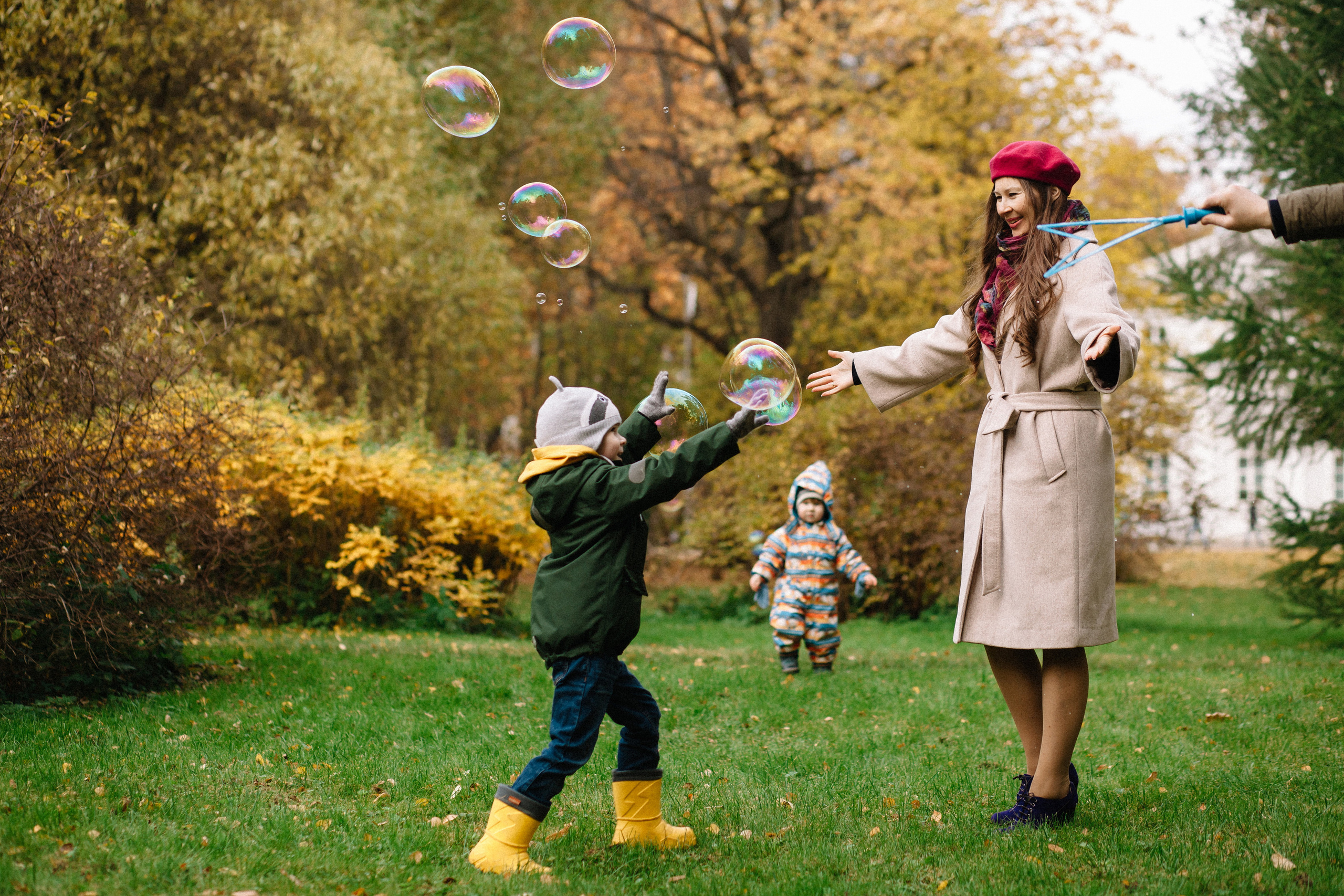 Осенняя семейная фотосессия в ЦПКиО Елагин Остров. Семейный и свадебный фотограф в Майкопе Михаил Мартиросян