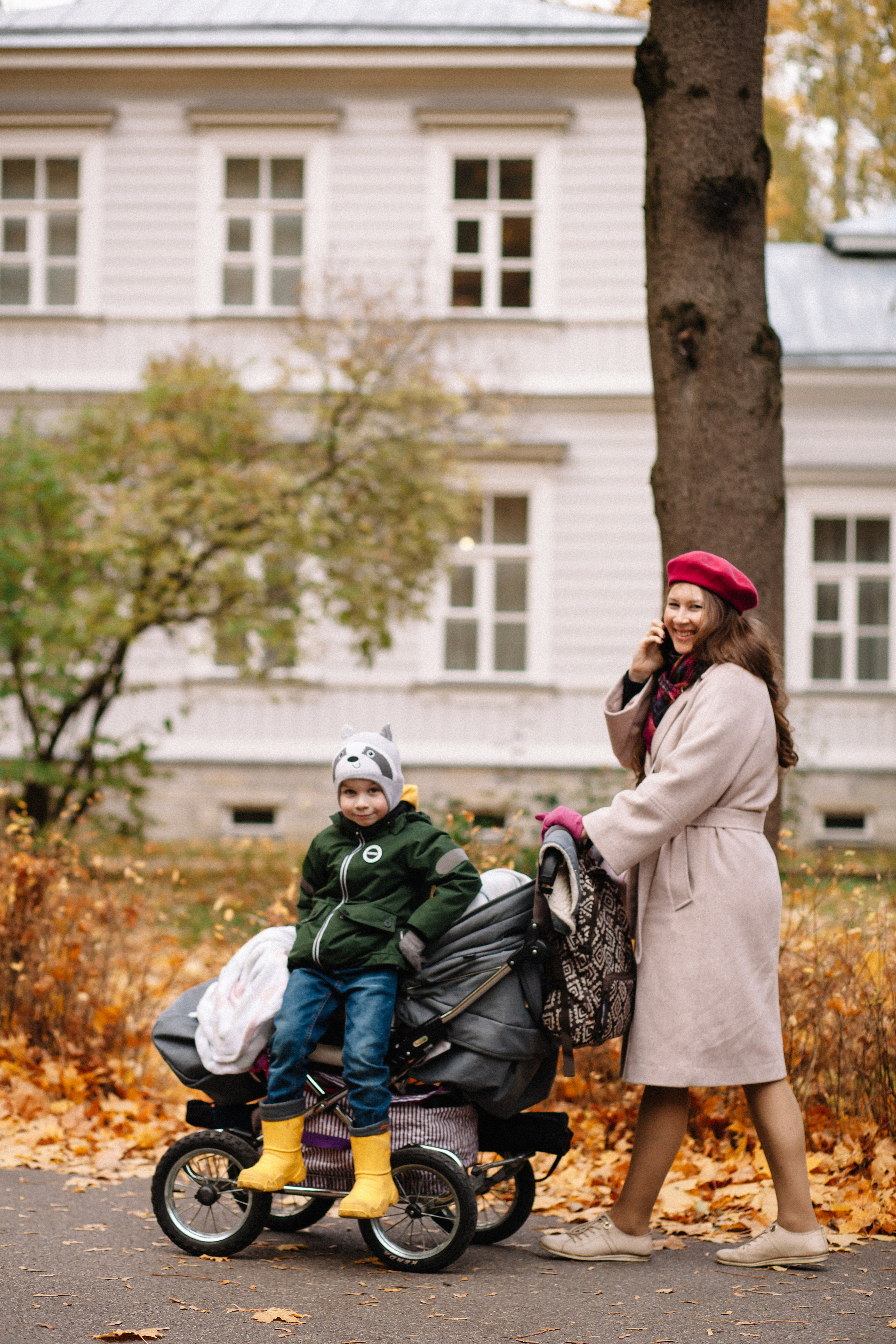 Осенняя семейная фотосессия в ЦПКиО Елагин Остров. Семейный и свадебный фотограф в Майкопе Михаил Мартиросян
