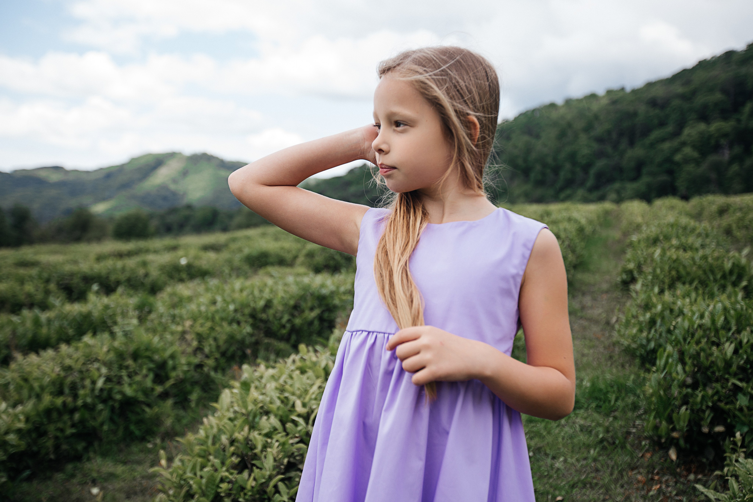 Tea plantation. Efimova Model Agency