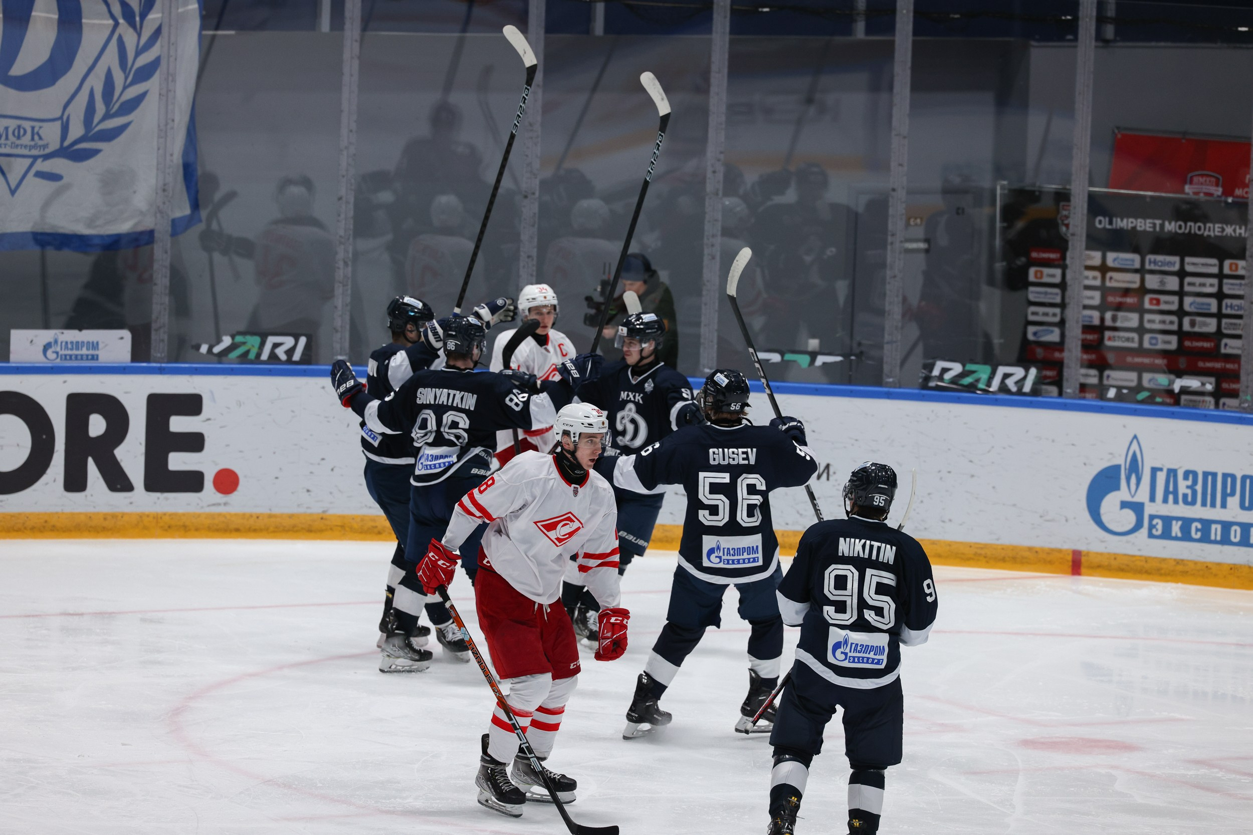 МХК Динамо — МХК Спартак. Фотограф Александр Заломаев
