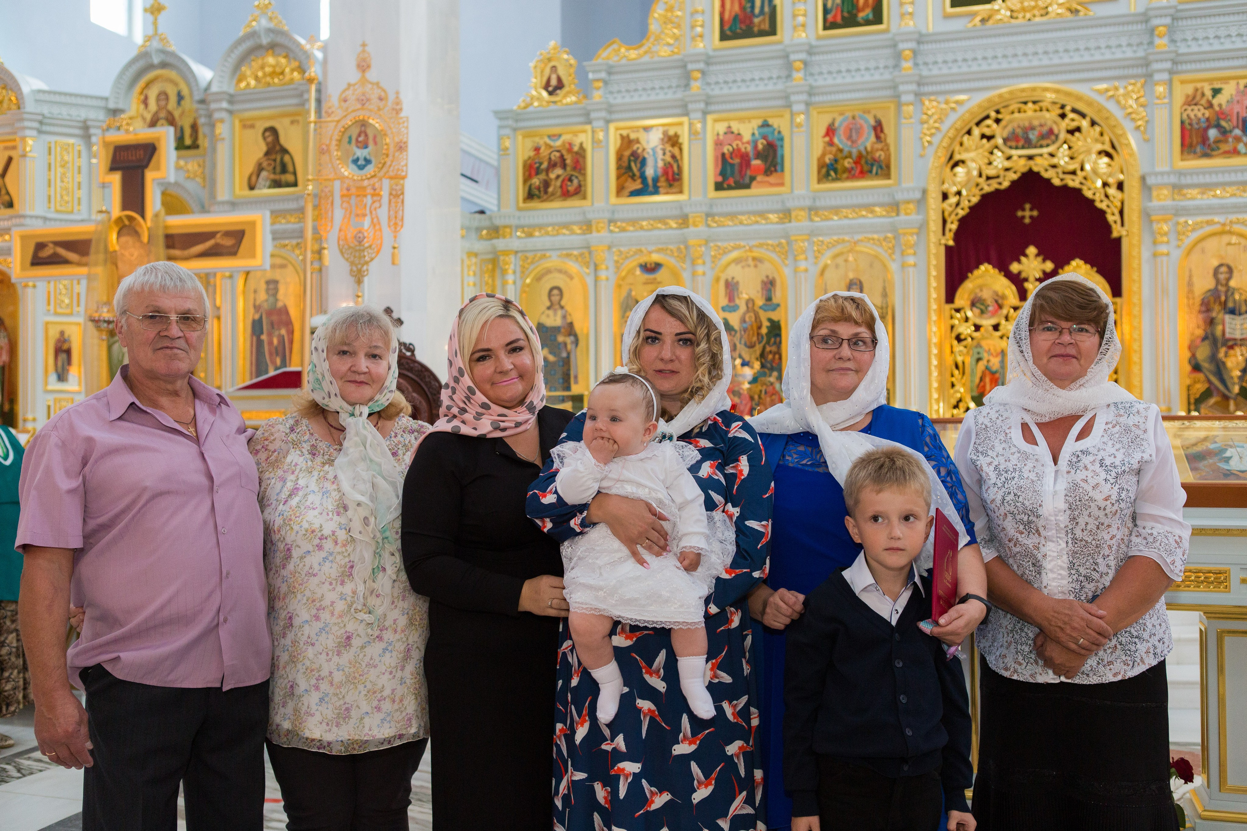 Крещение Вероника. Фотограф Александр Заломаев