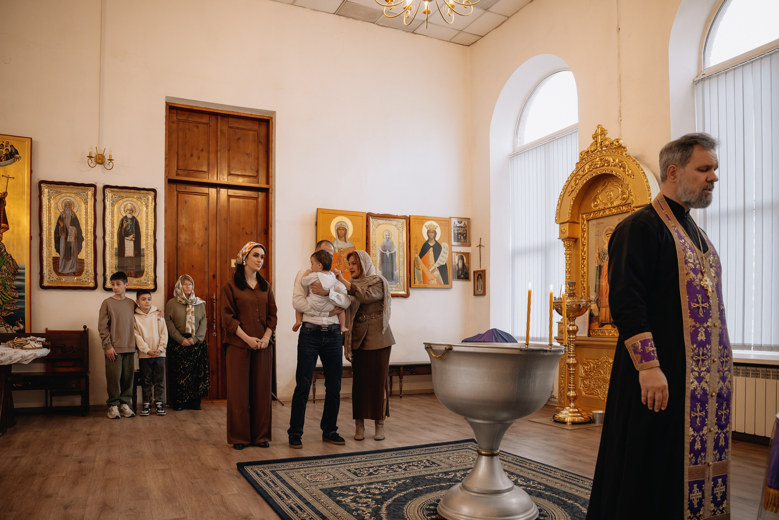 Крещение Лаврентия. Фотограф семейный мероприятия Краснодар Анапа Геленджик Новороссийск Поборежье