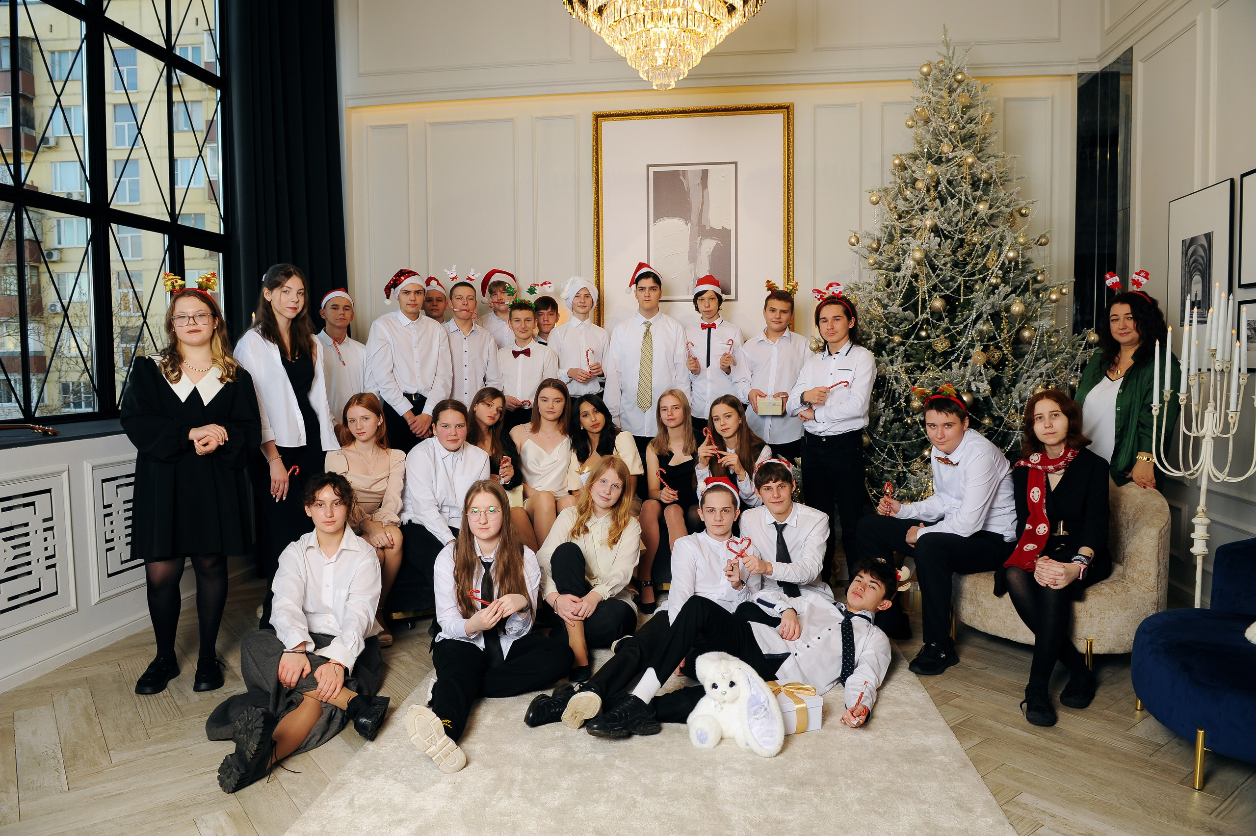 Школьная новогодняя фотосессия. Фотограф, визажист. Москва