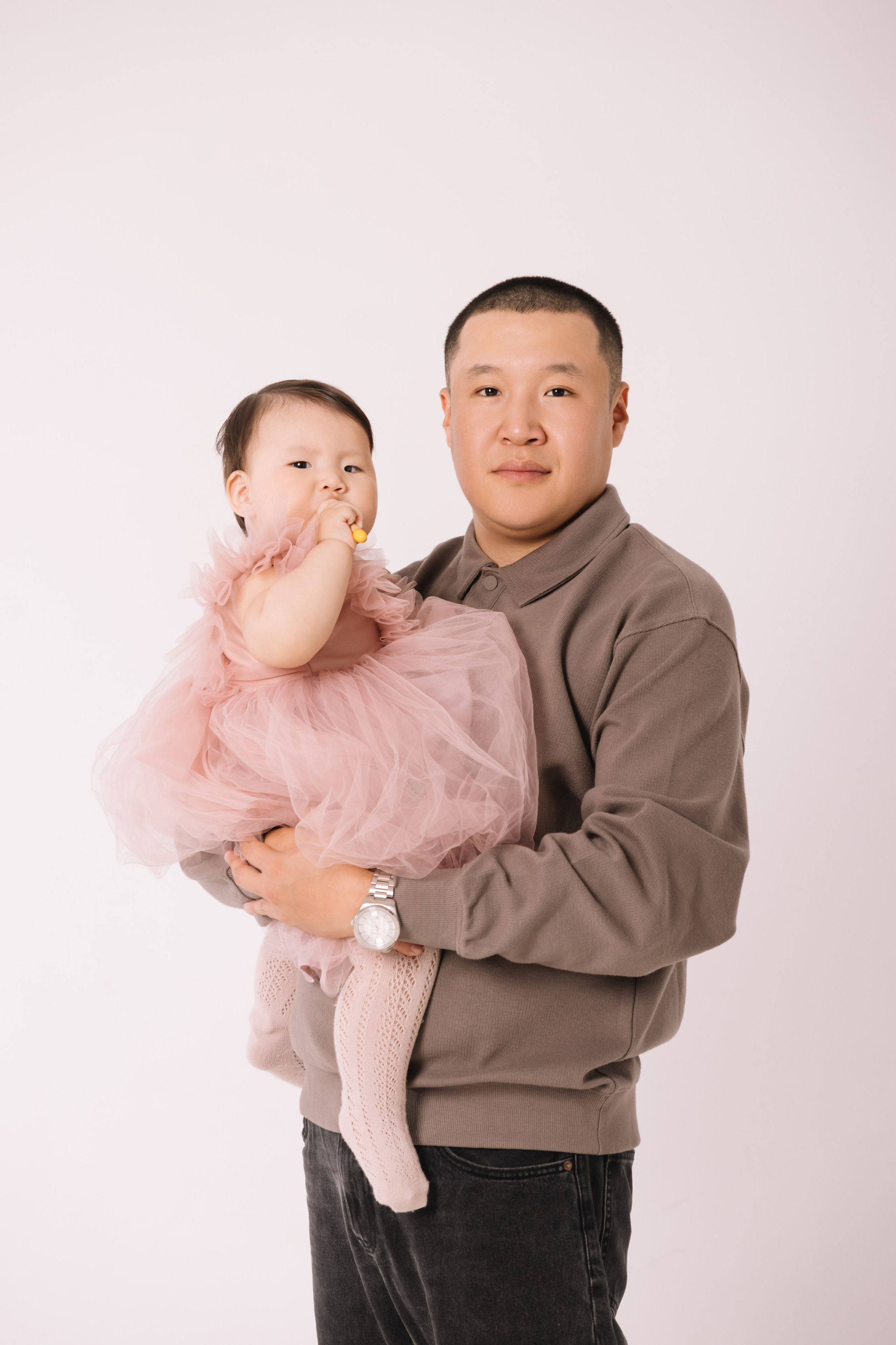 Годовасие малышки в студии. Фотограф Якутск Зоя Николаева