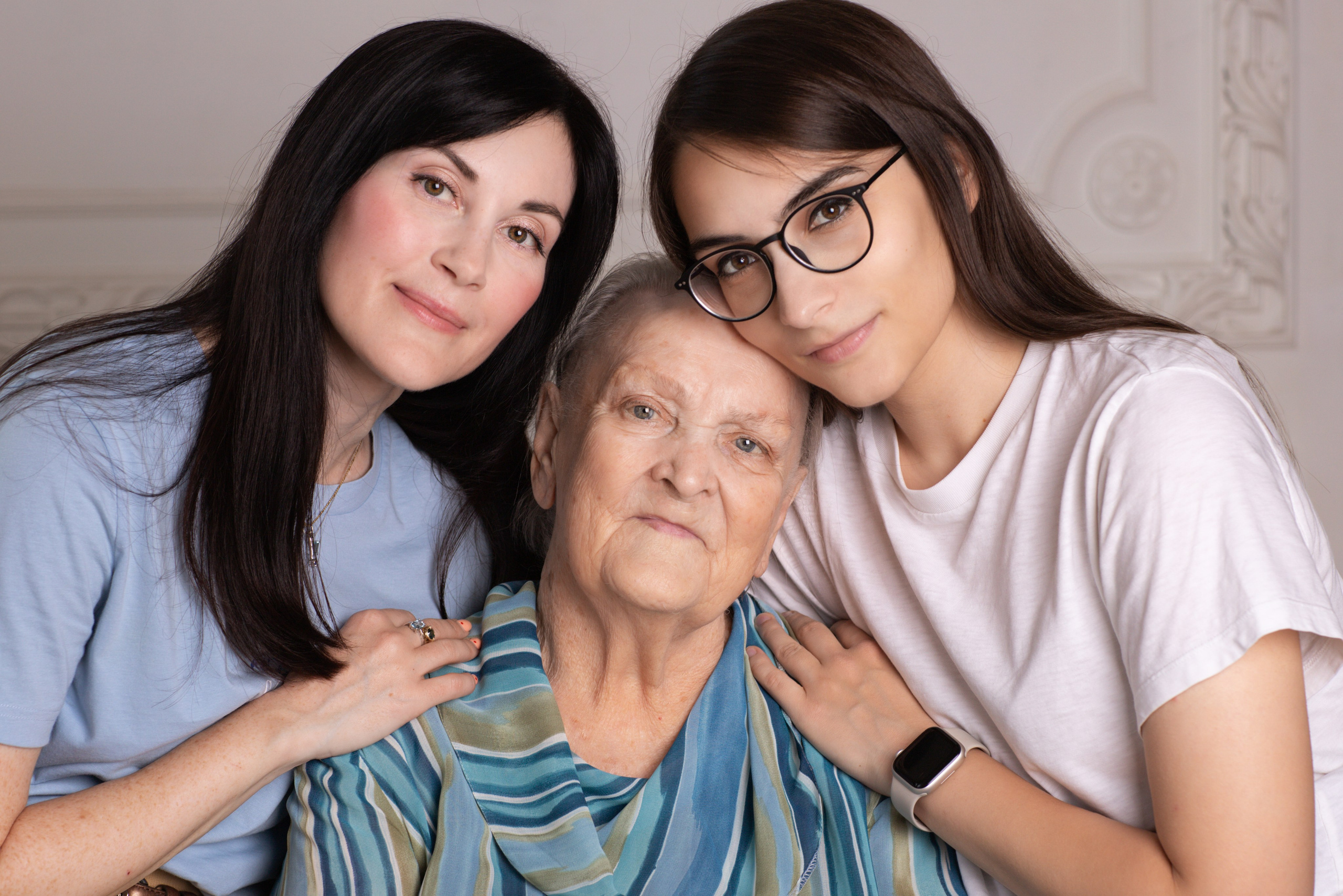 Четыре поколения. Съемка большой семьи. Фотограф Санкт-Петербург Елена Мухина