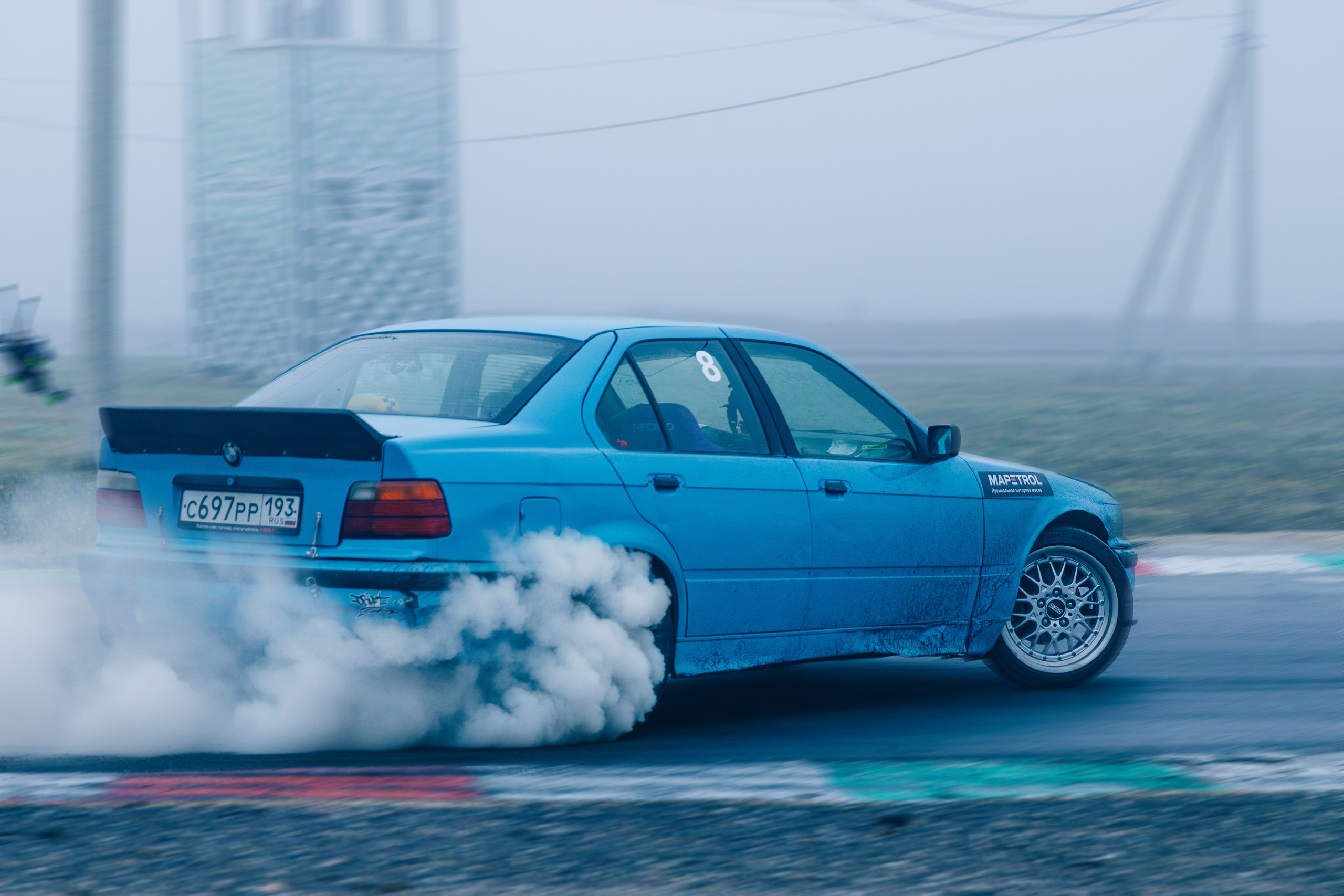 Фотосъёмка профессионального зимнего дрифта в Ростове-на-Дону. Портретный фотограф в Ростове-на-Дону Антон Казарин