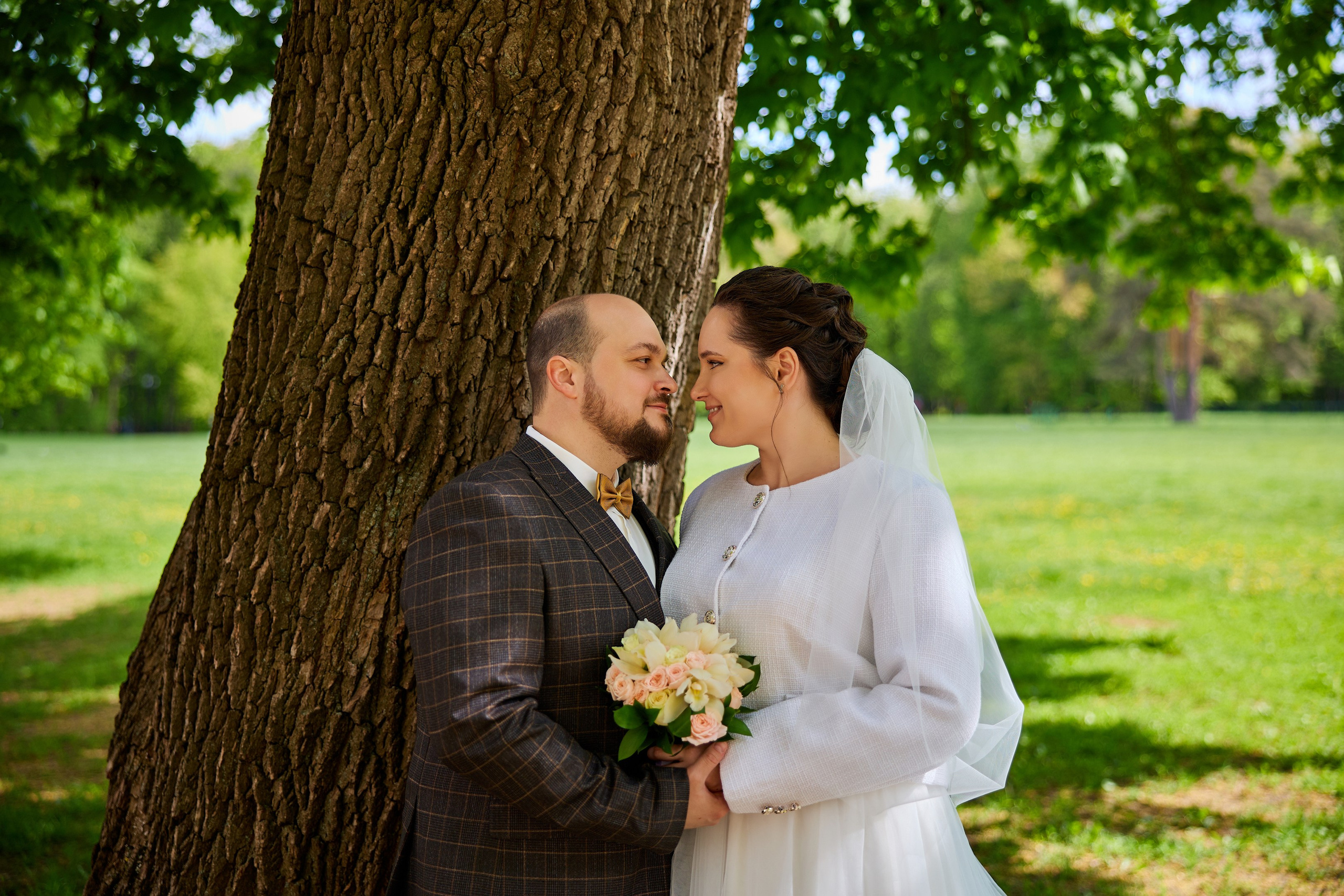 Свадебная фотосессия в Царицыно. Свадебный фотограф Сергей Колбинский
