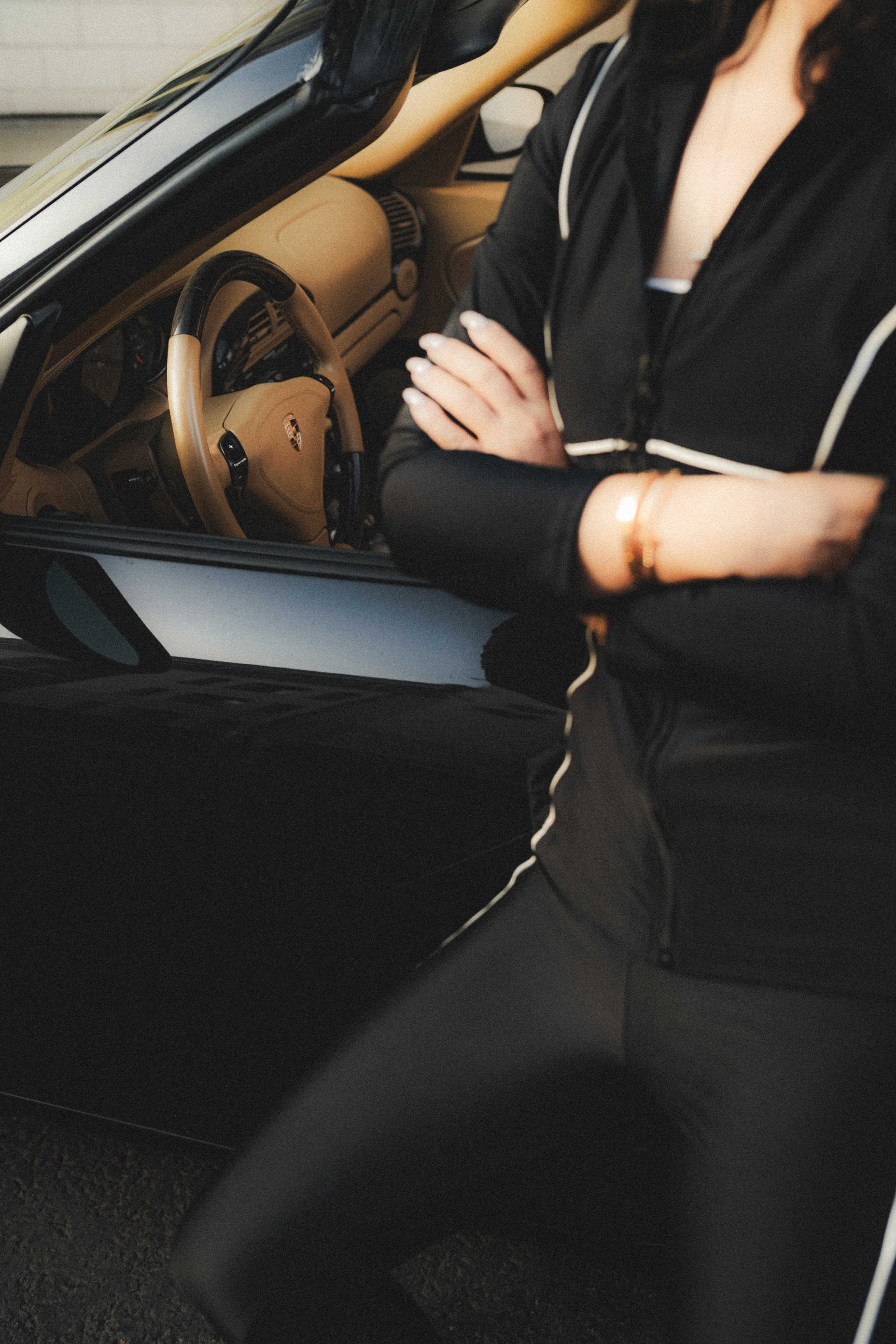 Porsche Carrera 4 Cabriolet x Elina. Фотограф Илья К. в Москве