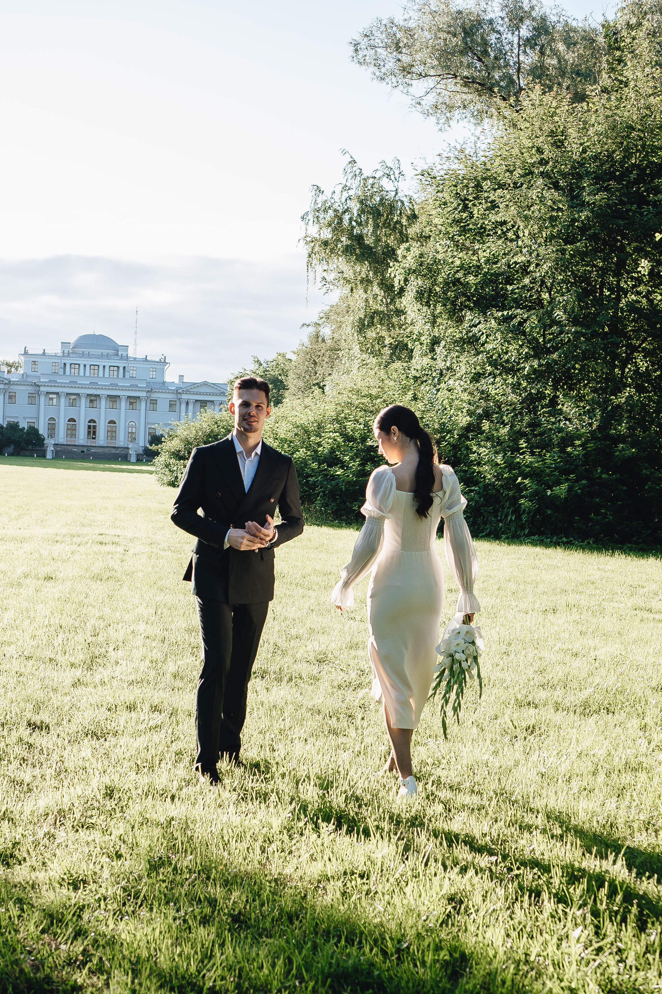 СВАДЕБНАЯ СЬЕМКА НА РАССВЕТЕ НА ЕЛАГИНОМ ОСТОРОВЕ. Профессиональный фотограф, Санкт-Петербург — Виктория Богомолова