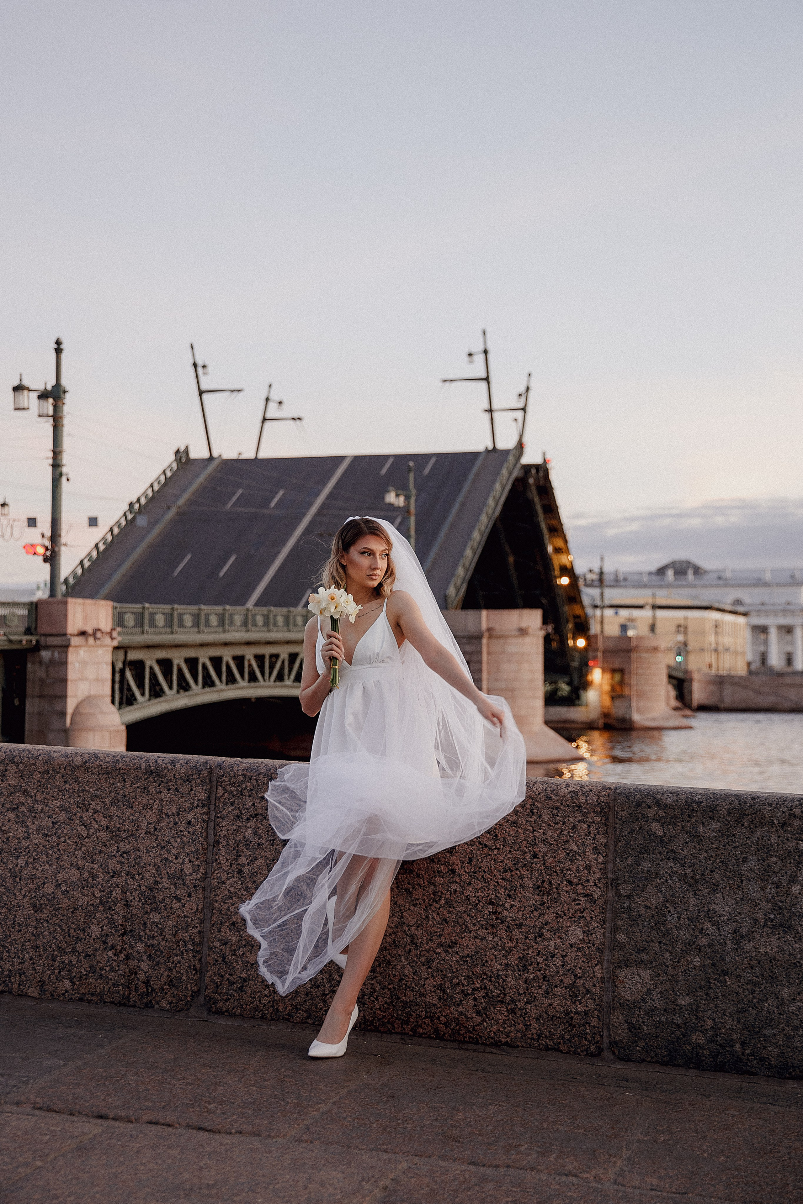 Свадебная в белые ночи. Свадебный фотограф Санкт-Петербург  Москва