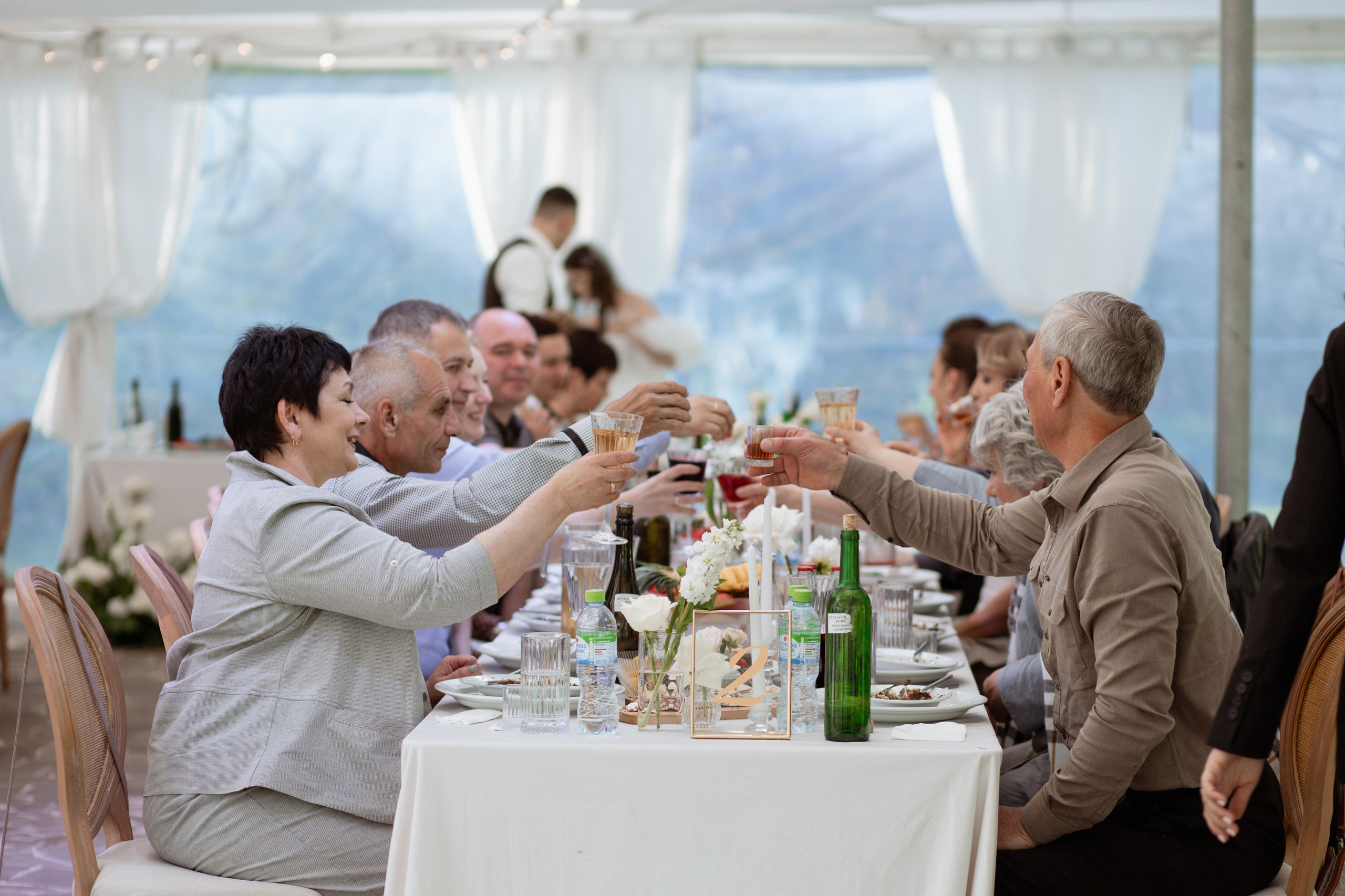 Уютная свадьба за городом в кругу самых близких. Свадебный фотограф Елена Рубцова