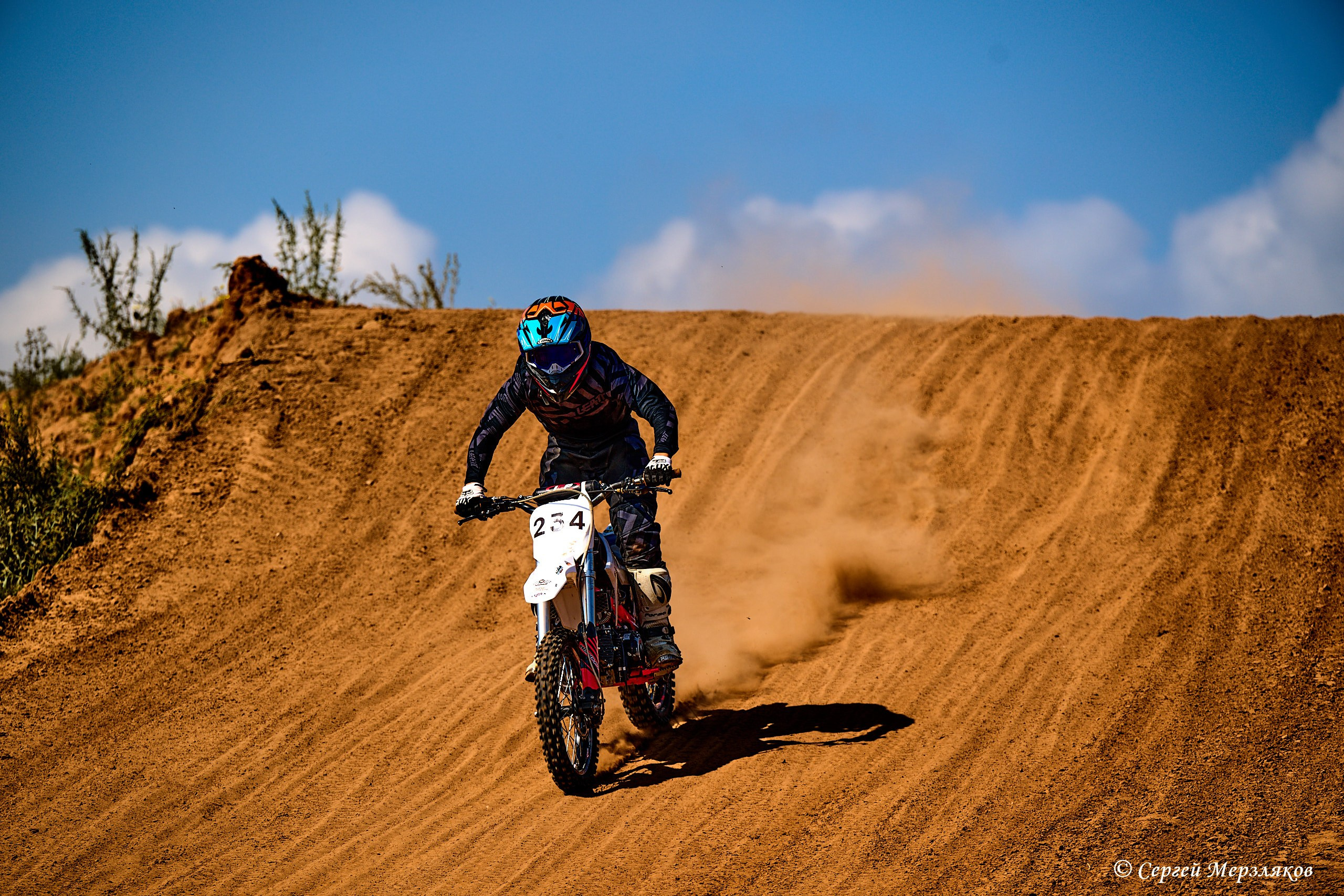 Мотокросс. Орловское. Ижевск. 25.08.2024. Спортивный репортажный фотограф в Ижевске Сергей Мерзляков