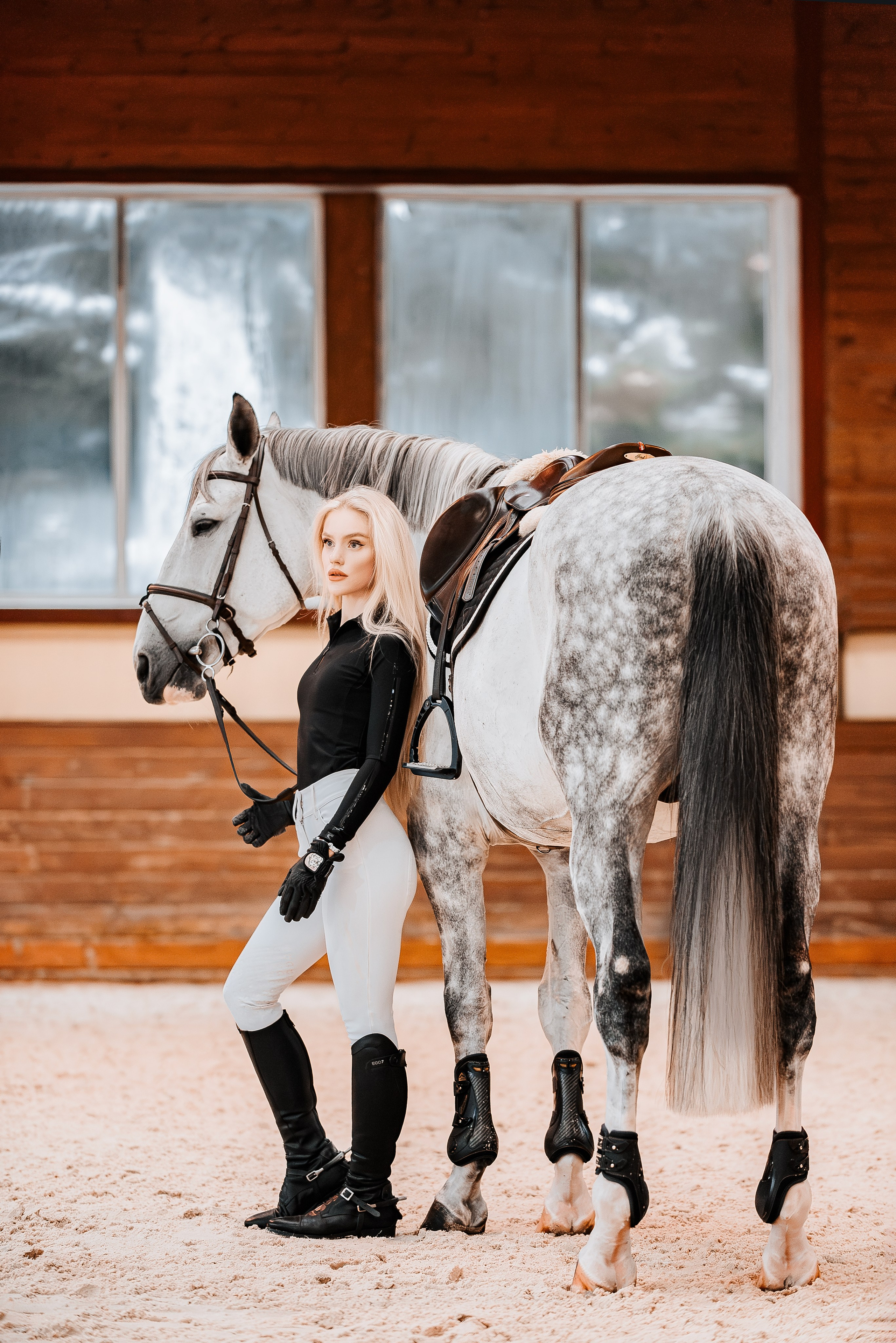 Анастасия и Соперник. Куракина Дарья • Конный фотограф