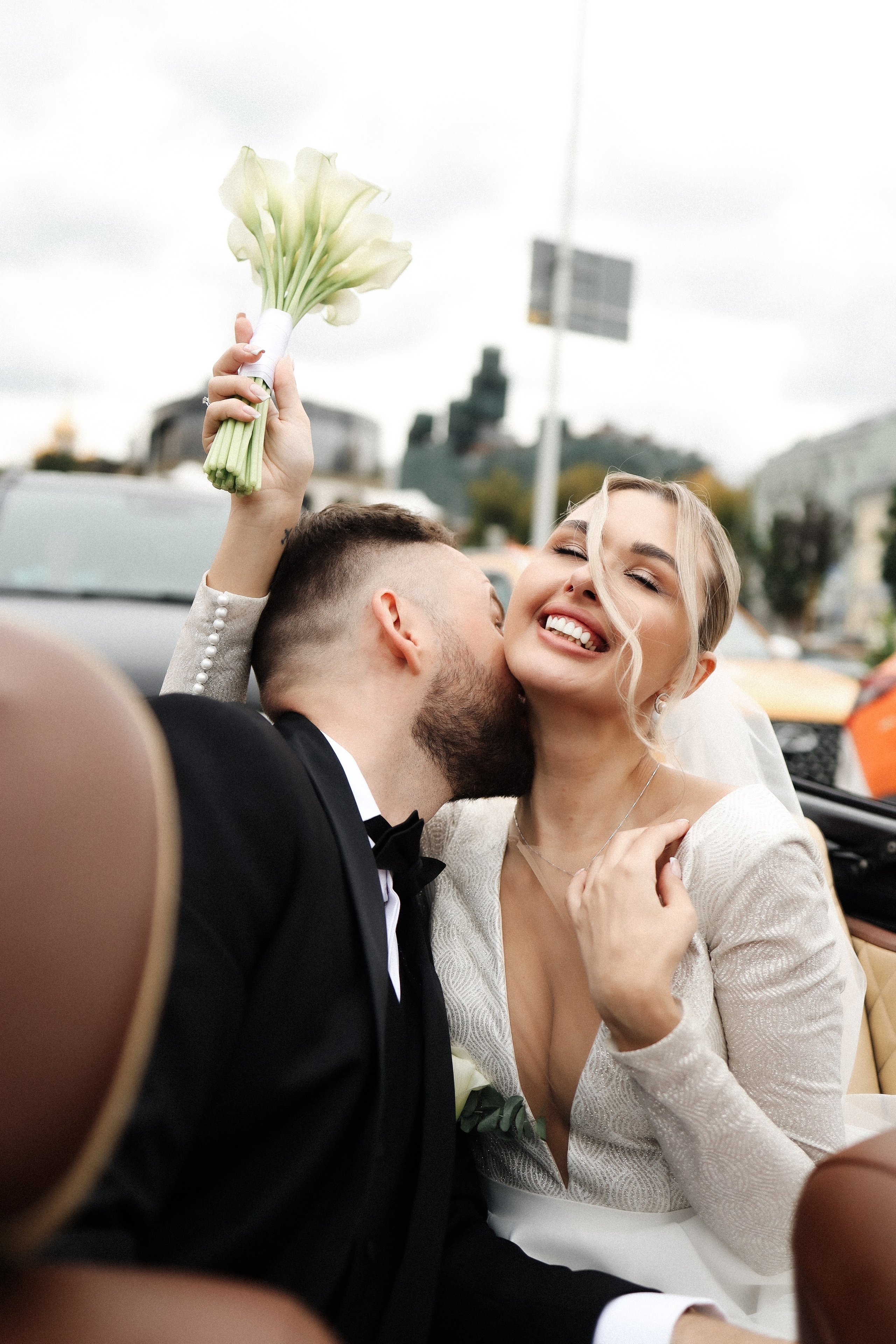 А. + Ю. Грибоедовский ЗАГС, прогулка на кабриолете. Семейный и lovestory фотограф в Москве Светлана Коняхина