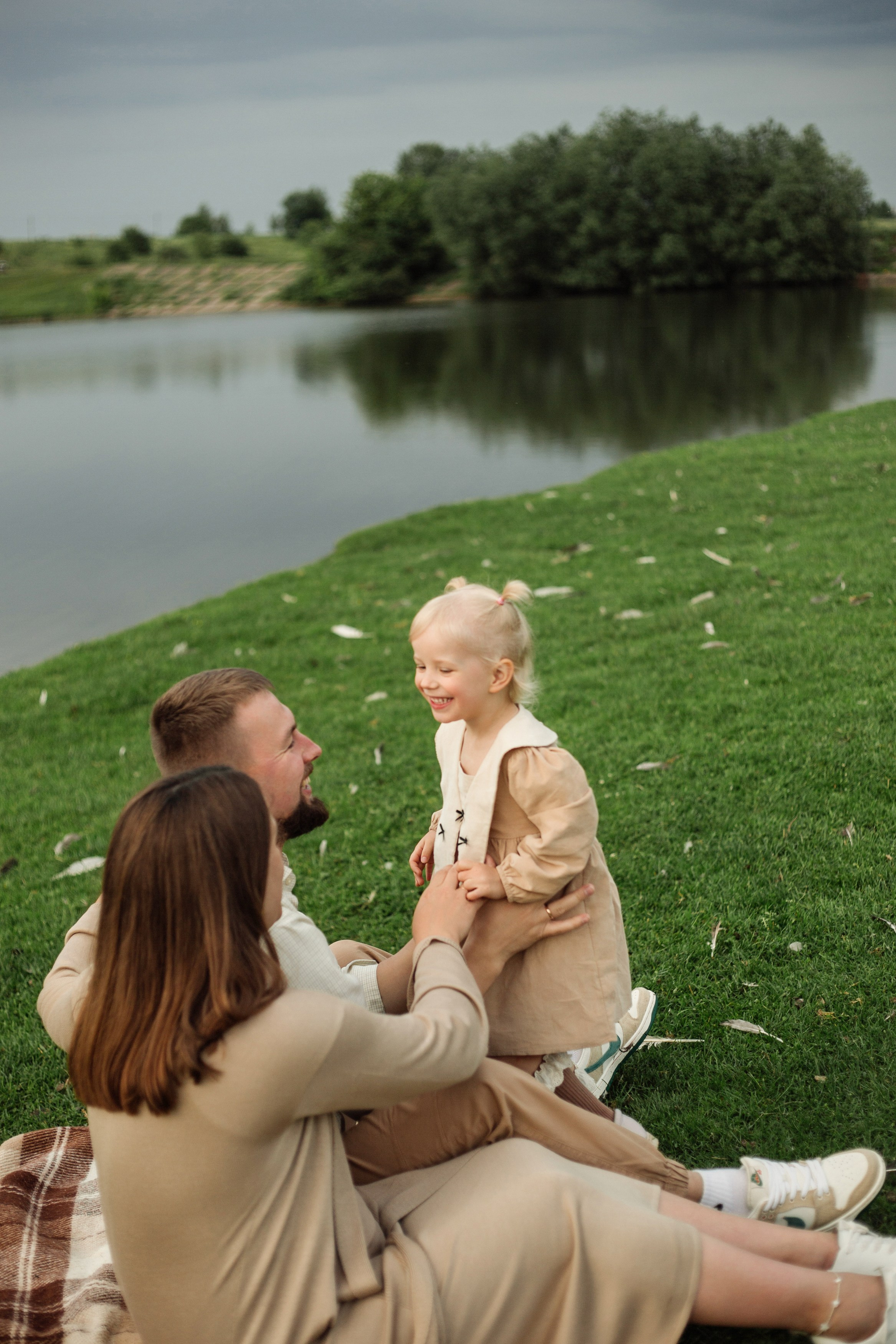 Дмитрий, Ольга и Верочка. Портретный, семейный, свадебный фотограф в Брянске Маргарита Василькова