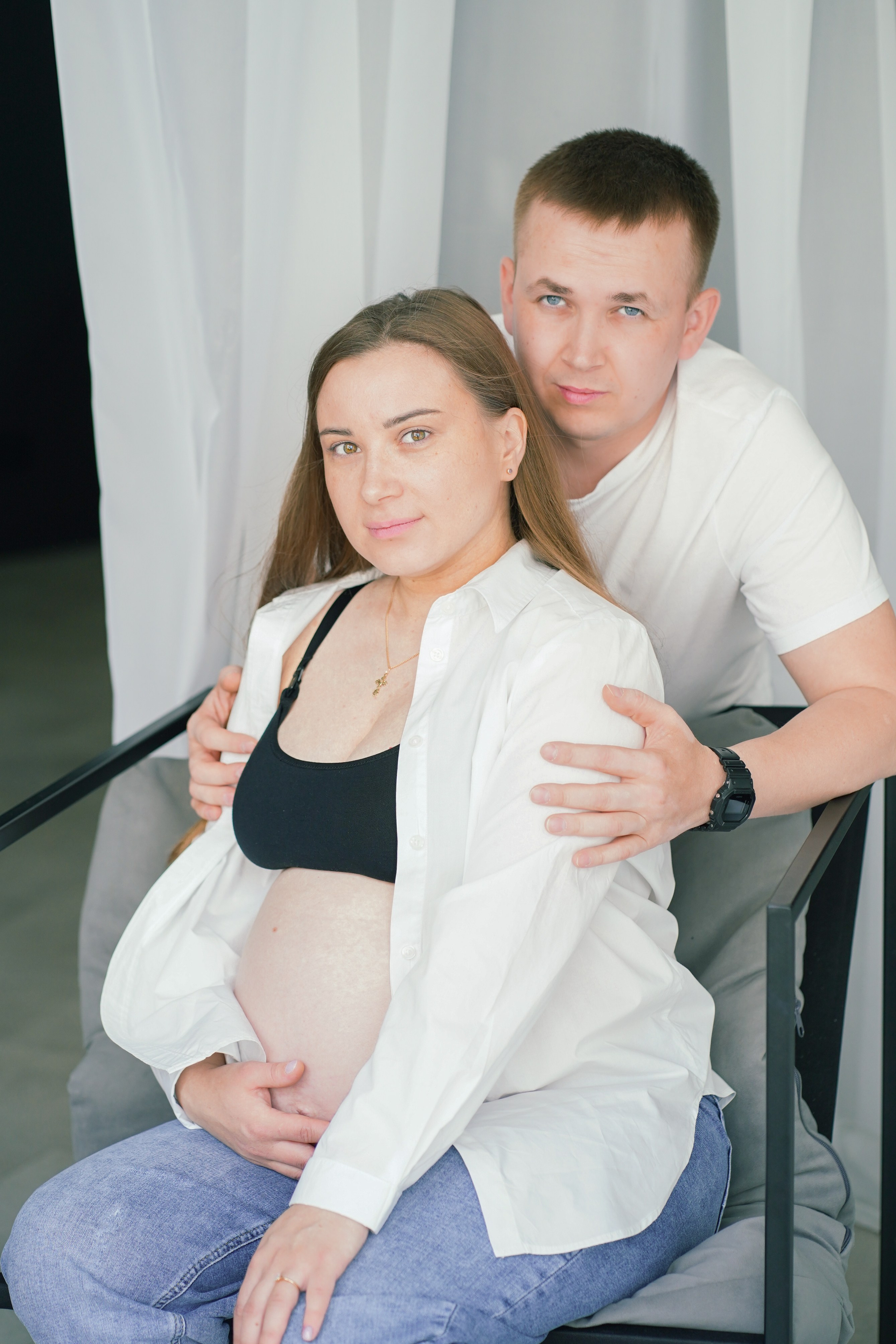 Александра и Алексей в ожидании чуда. Семейный и детский фотограф в Москве (Тинао) Галкина Алевтина