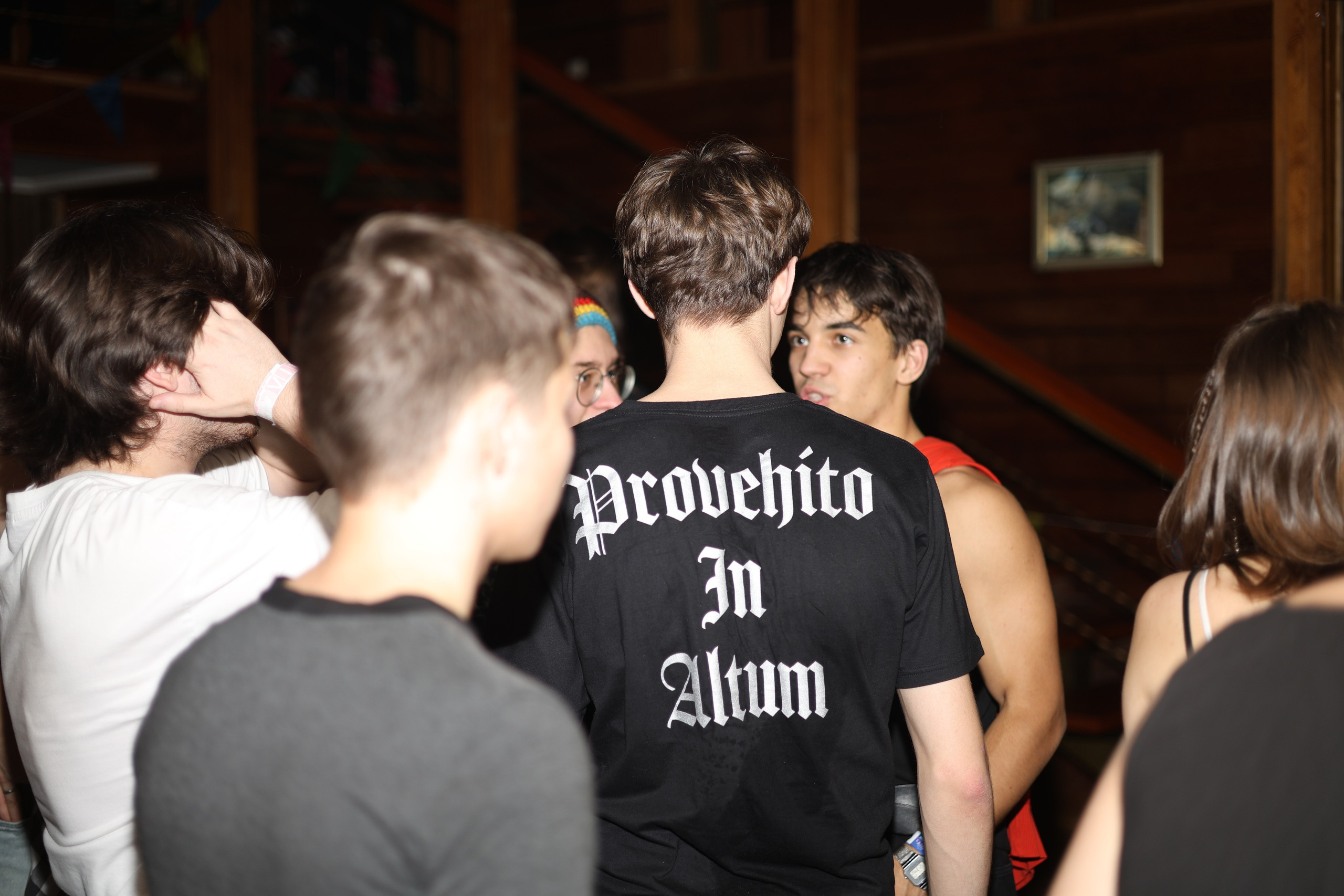 Student american-style party. Mintonov's Film Studio