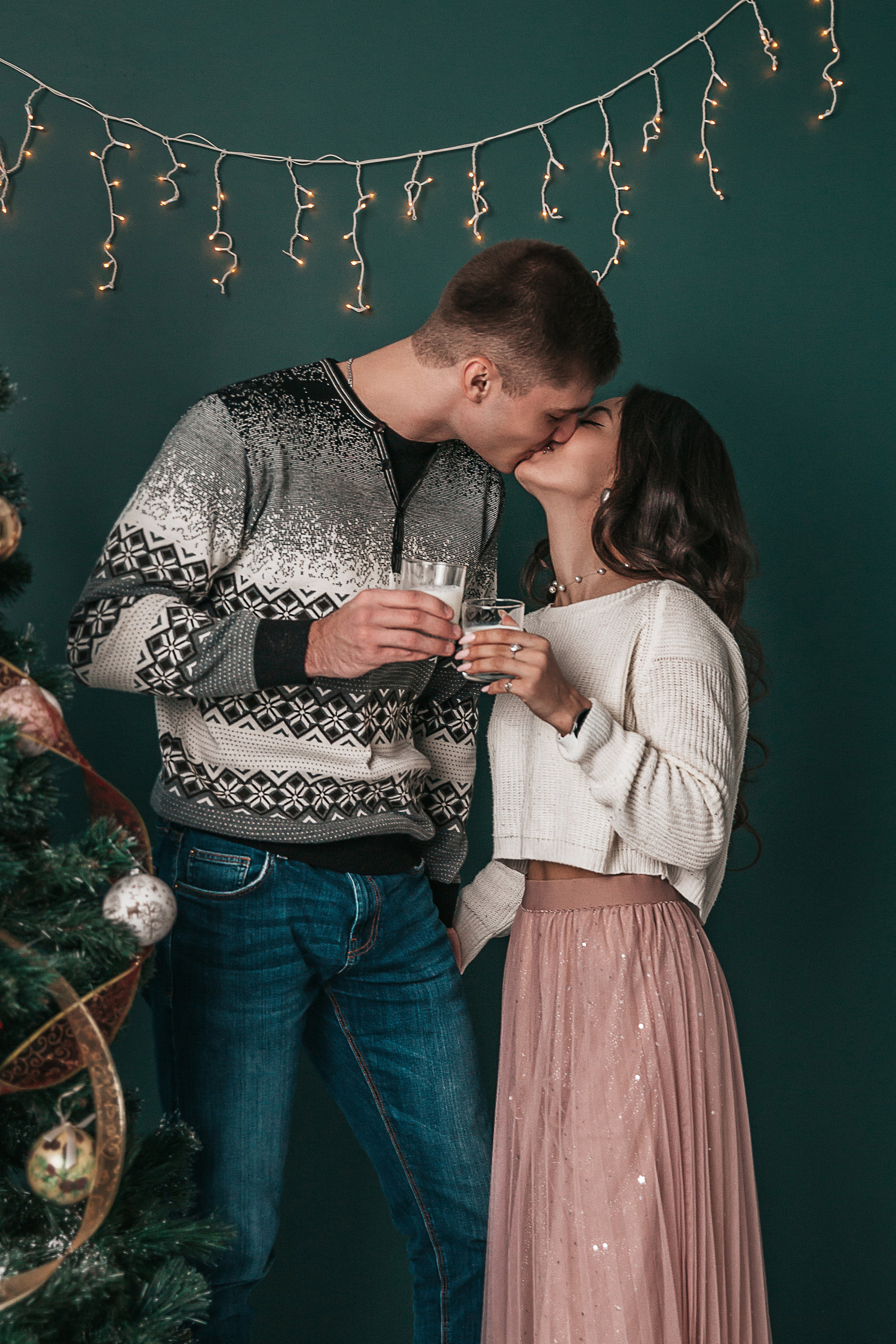 Новогодняя история Лавстори Даши и Антона. Детский и семейный фотограф в Красноярске Юлия Бирюкова