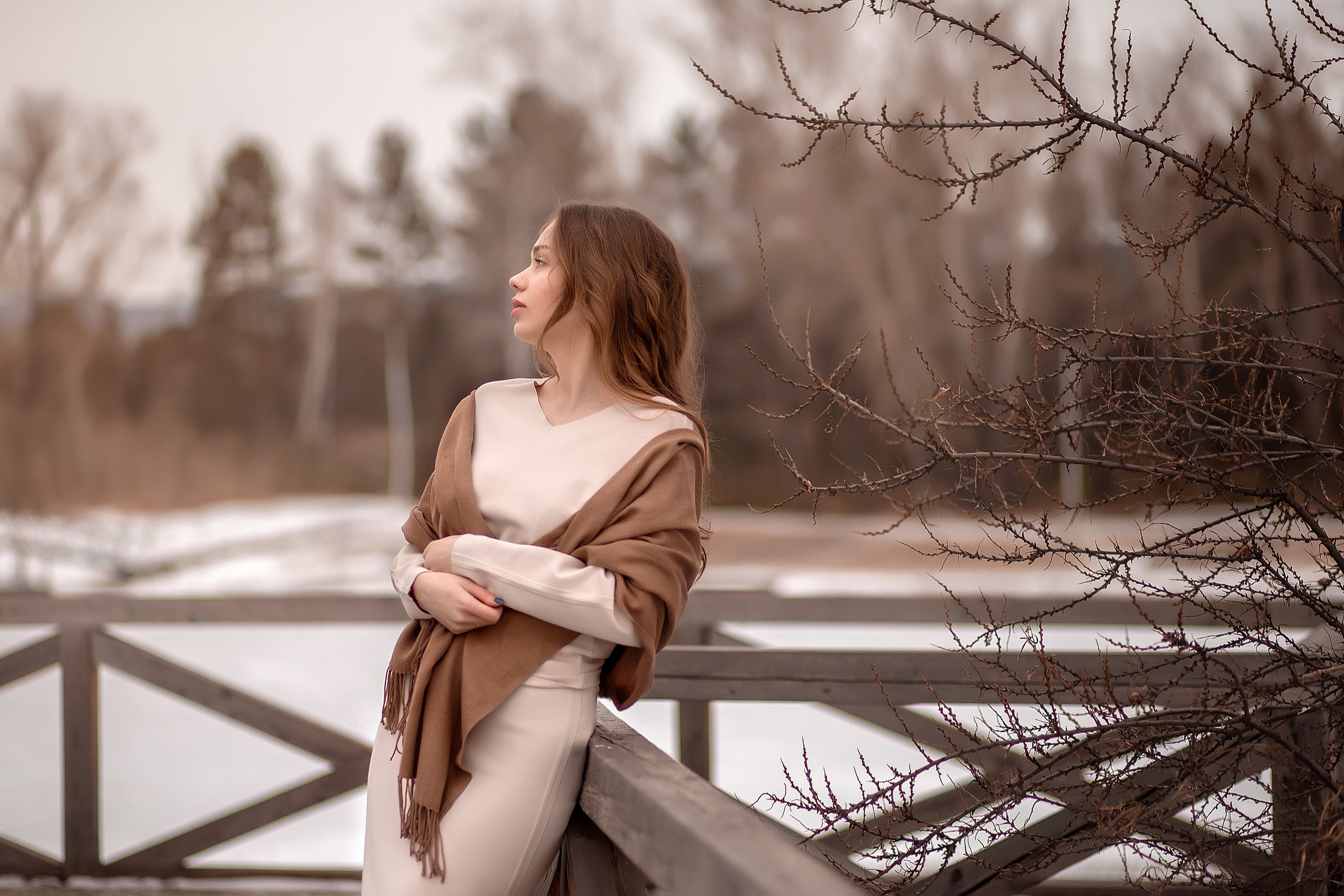 Теплая зима — фотопрогулка с Региной. Детский и семейный фотограф в Красноярске Юлия Бирюкова