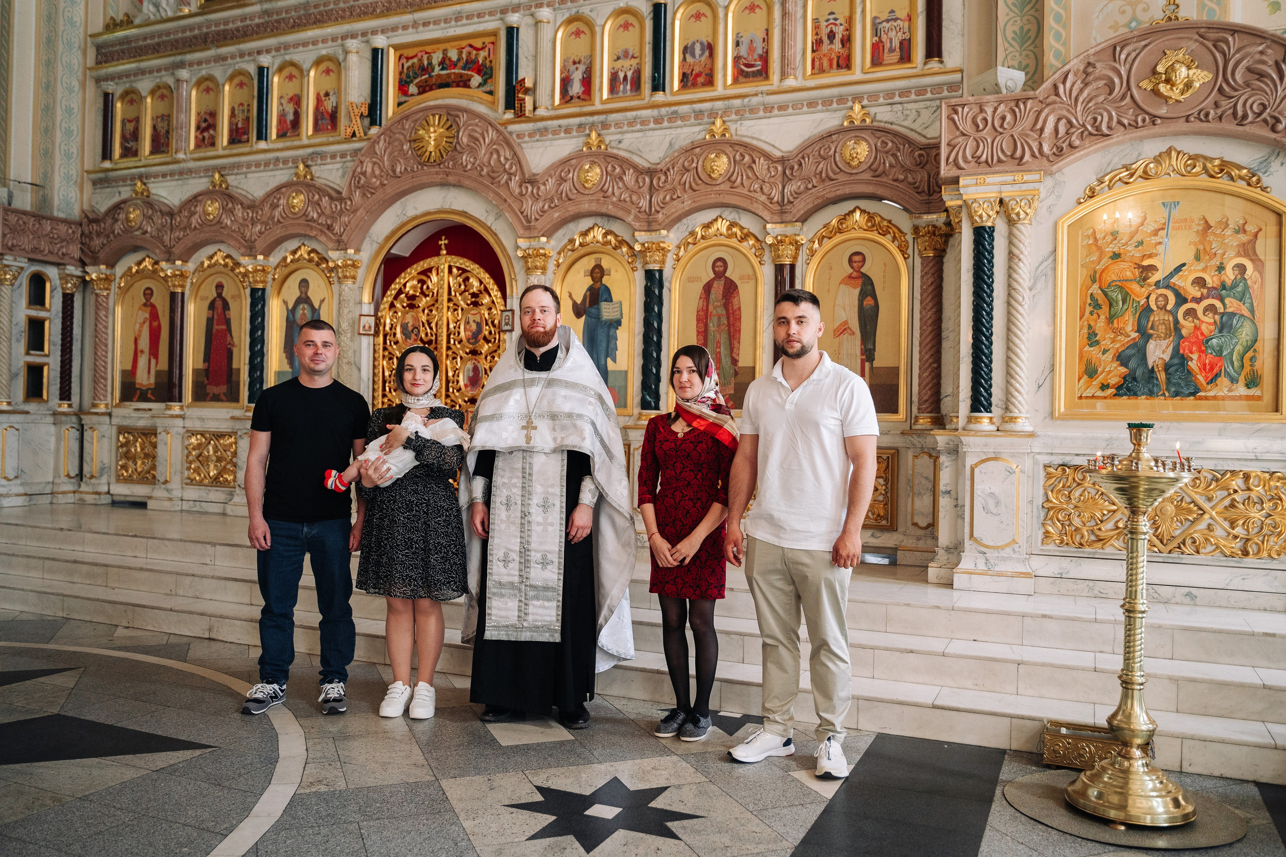 Крещение в Храме Богоявления Господня г. Химки. Свадебный и семейный фотограф в Москве и МО Геннадий Туманцев