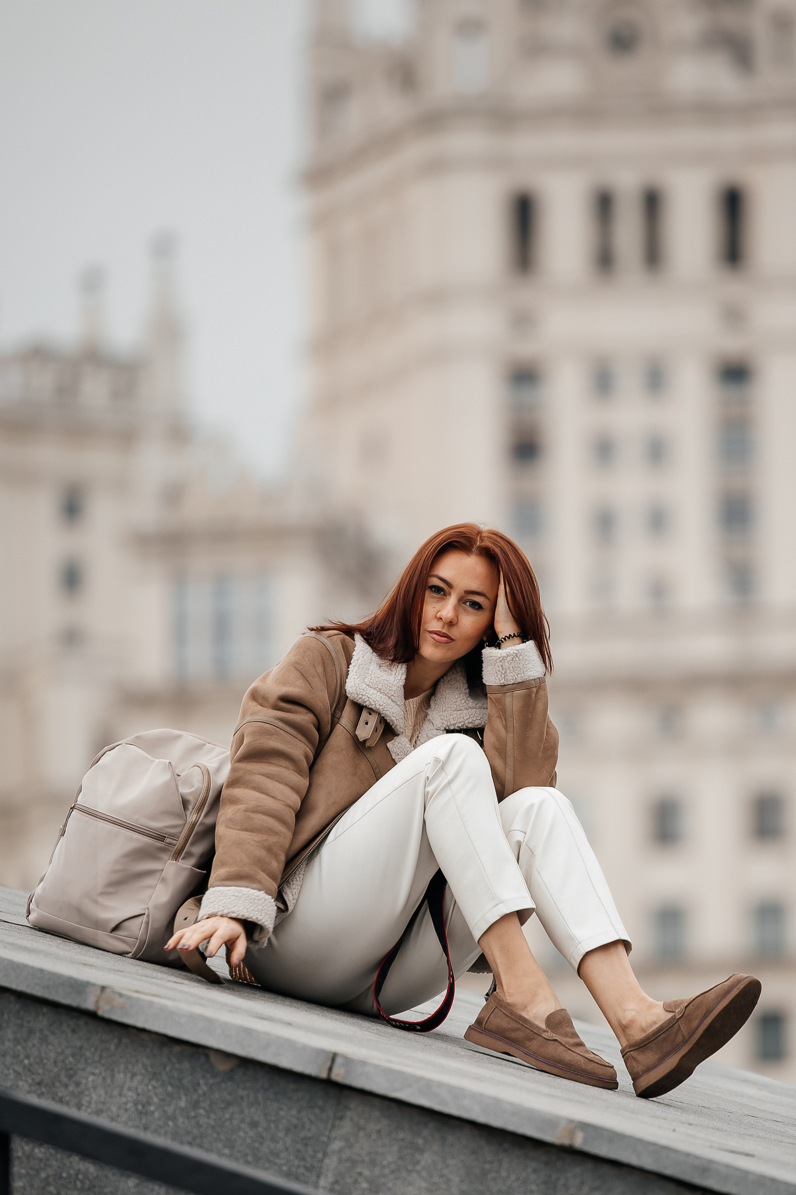 Прогулка у высотки на Котельнической набережной. Свадебный и семейный фотограф в Москве Красинская Мария