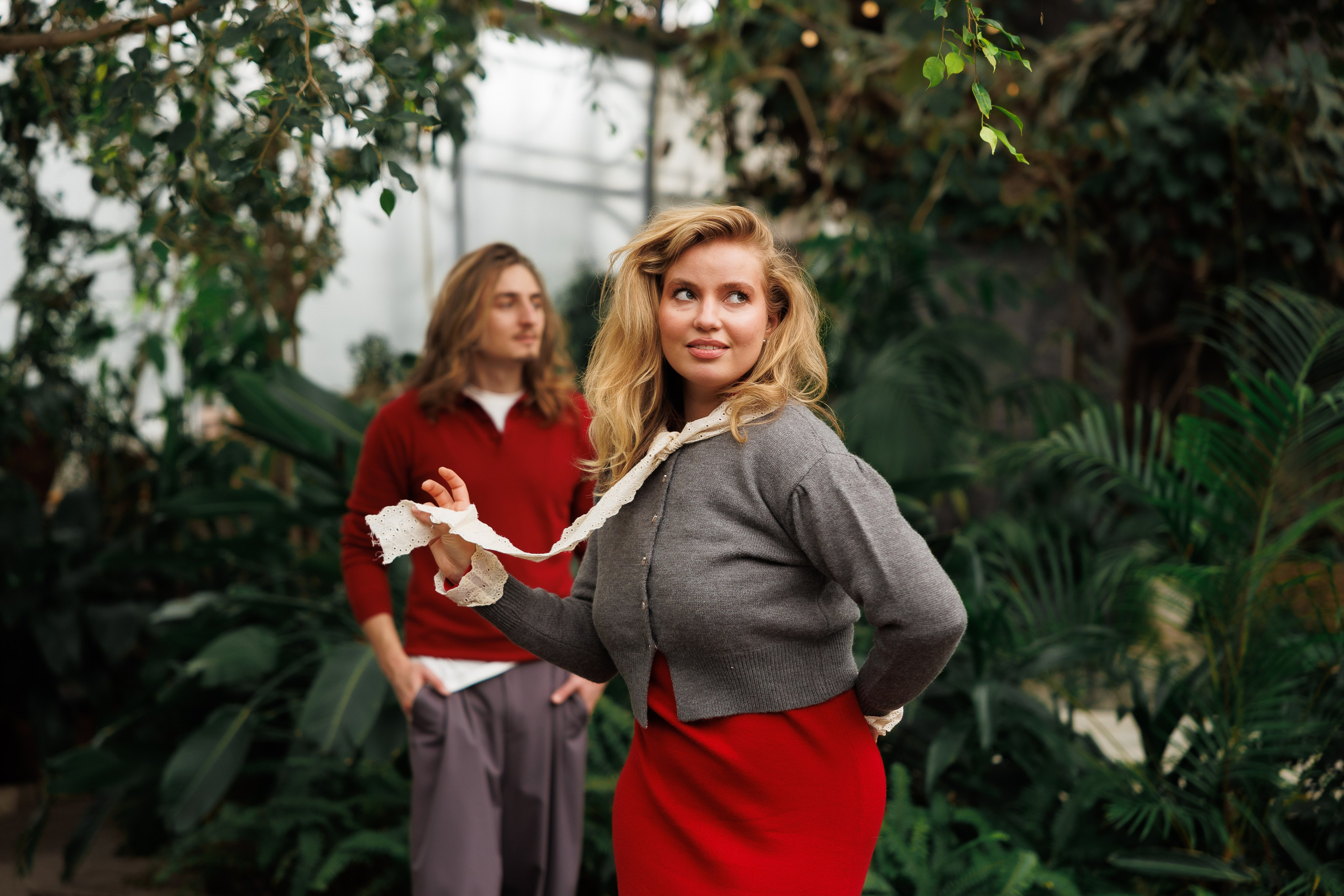 Предложение в оранжерее. Свадебный и семейный фотограф в Москве Красинская Мария