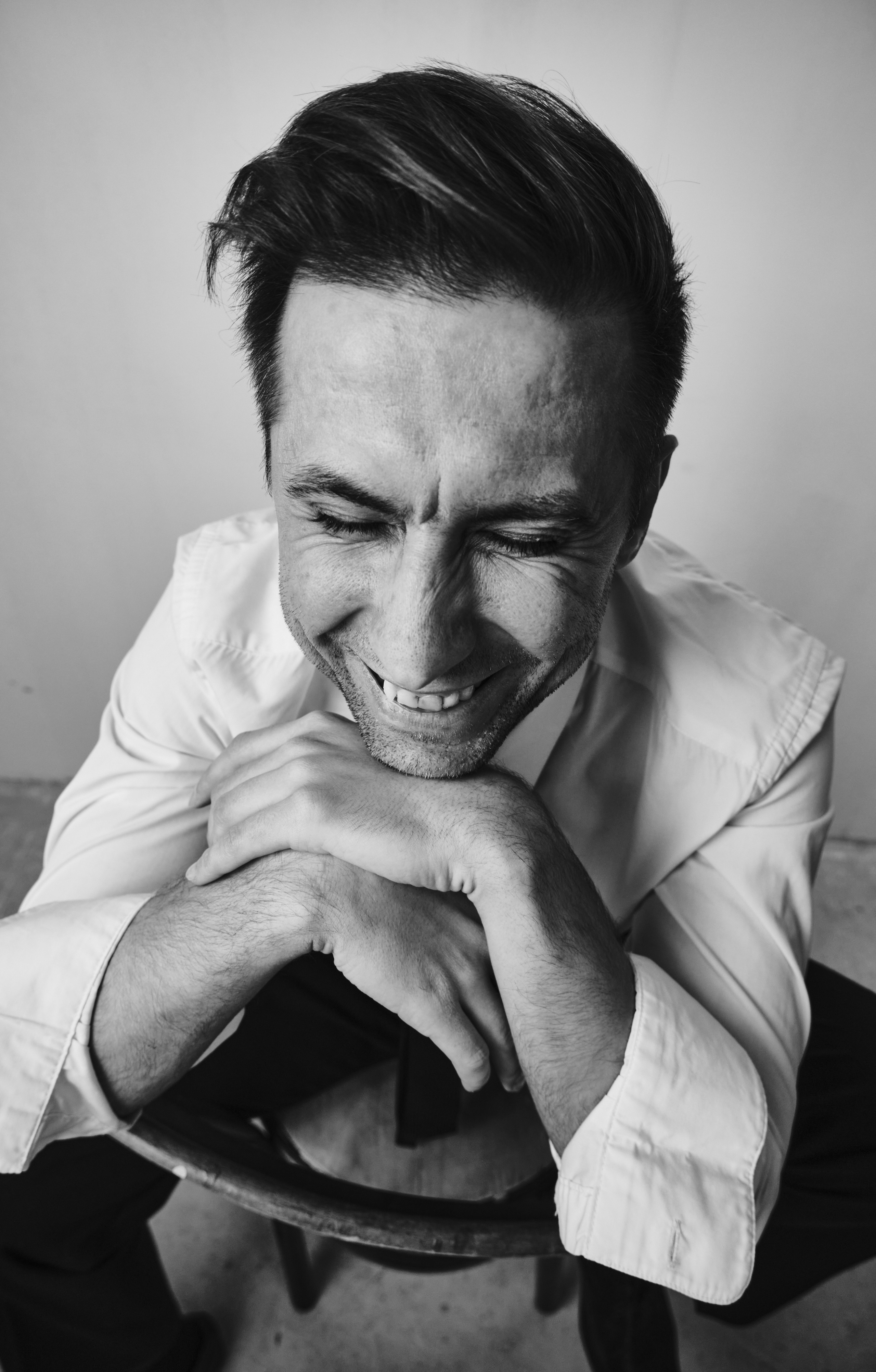 мужской портрет черно-белая фотография