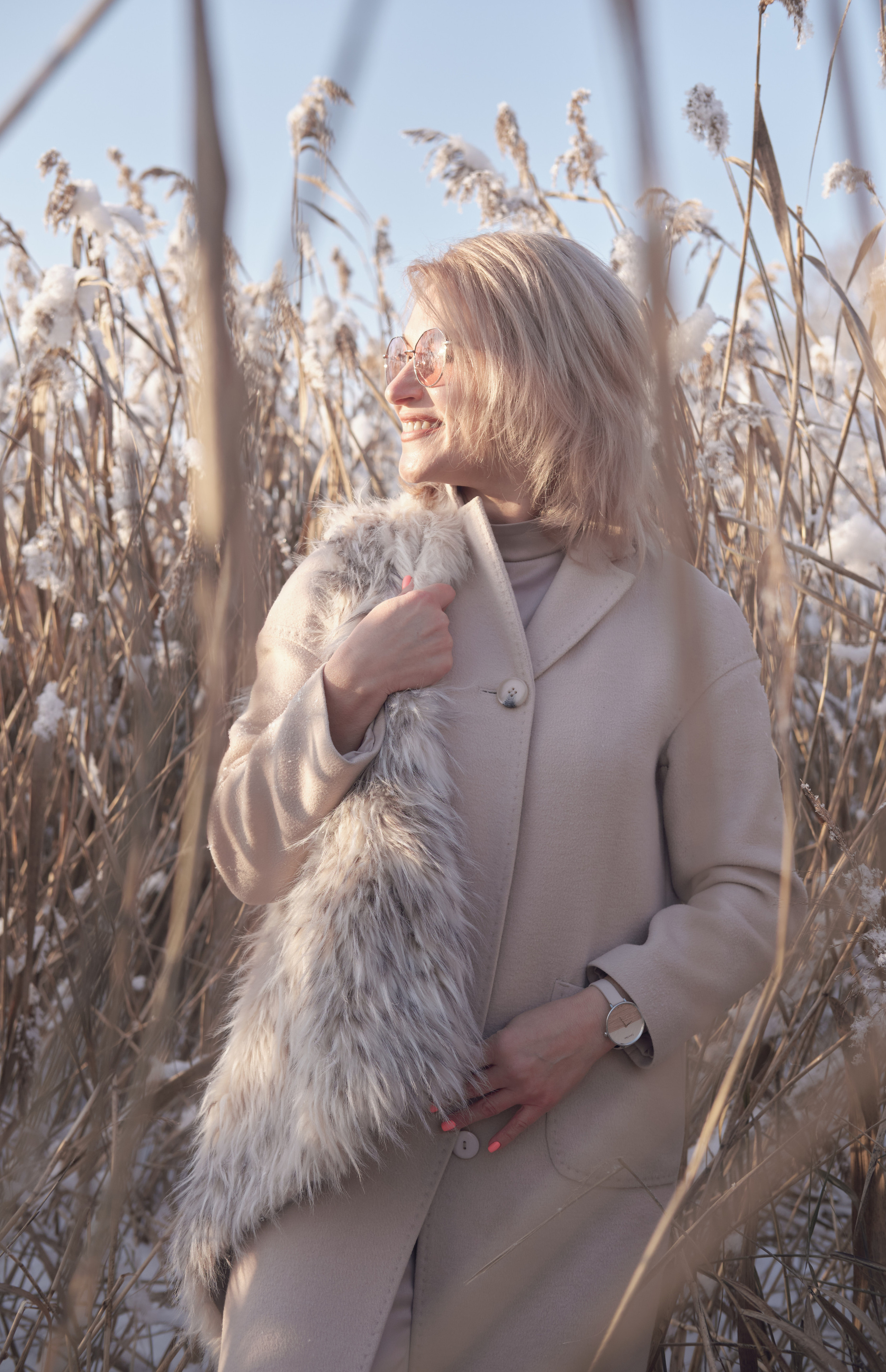 Оксана и зима