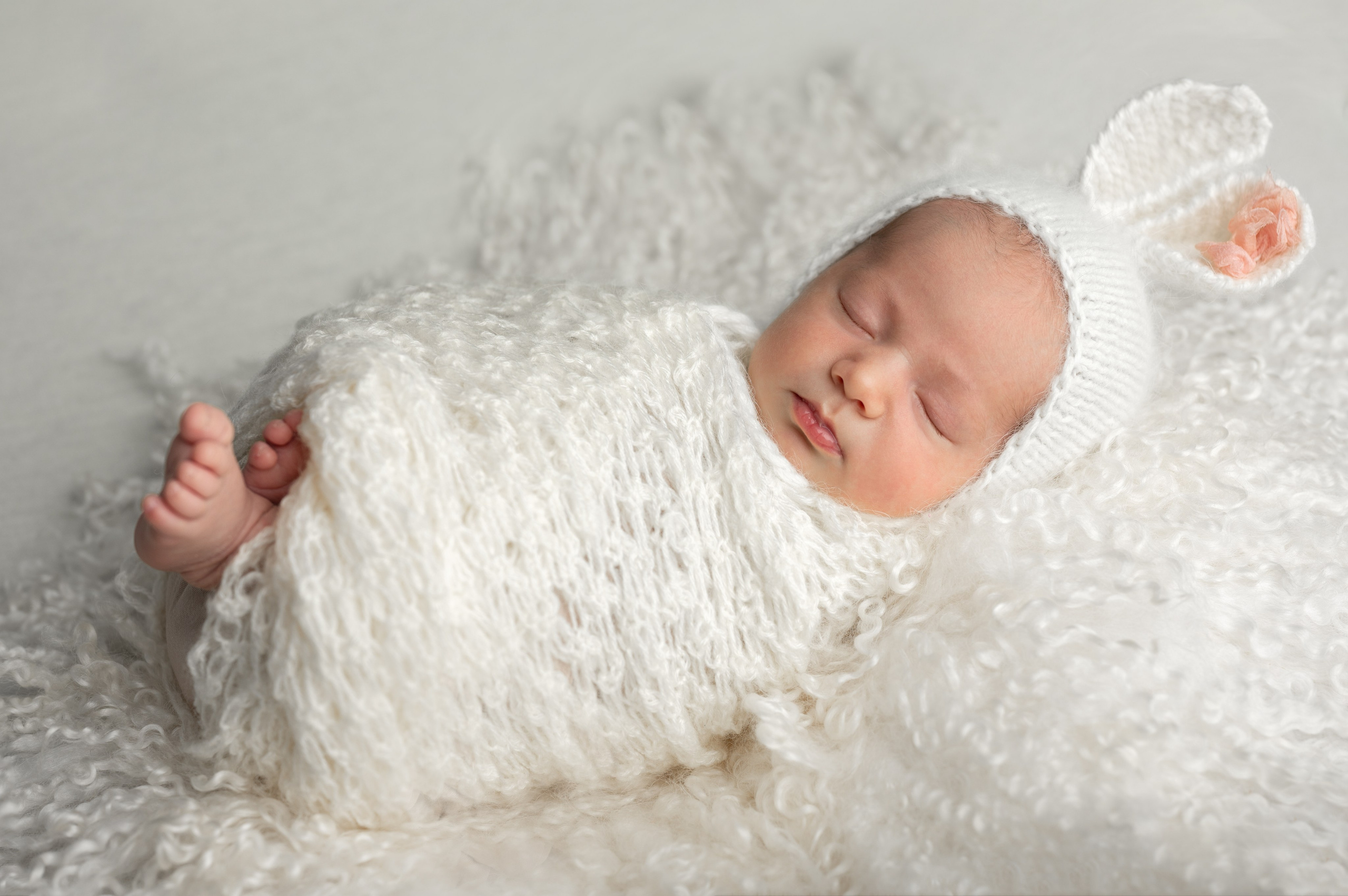 Классический ньюборн. Фотограф новорождённых Ольга Ушакова Москва