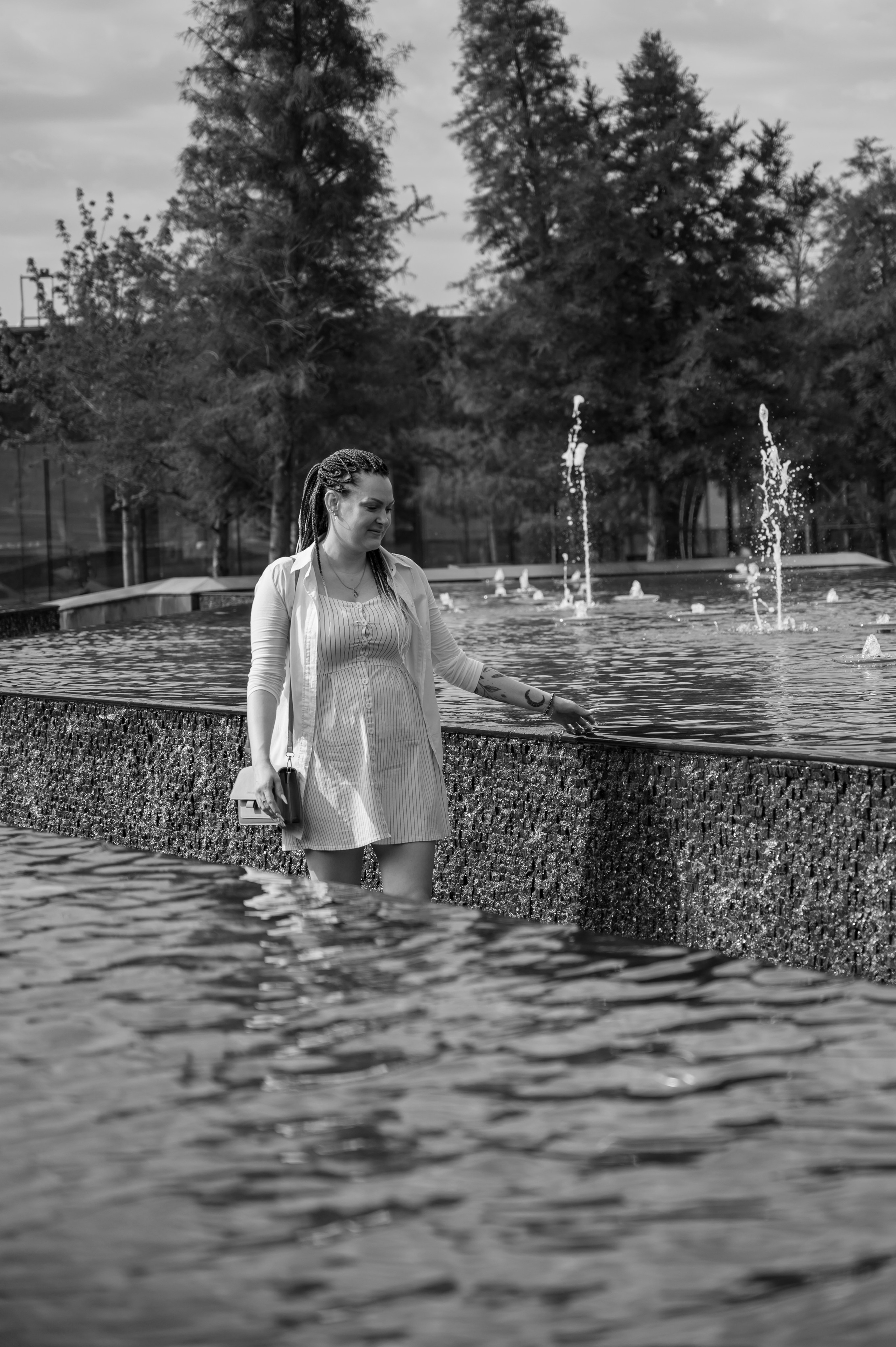 Портретная фотосессия для Оли в парке Галицкого в Краснодаре