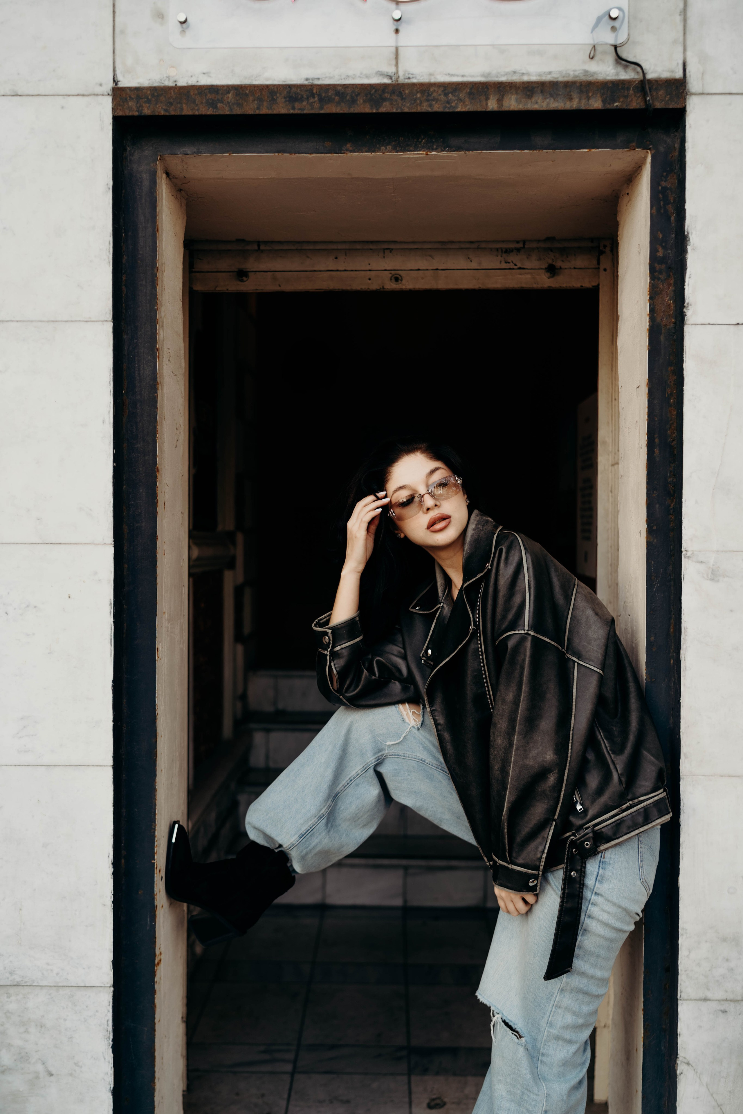 девушка в городе