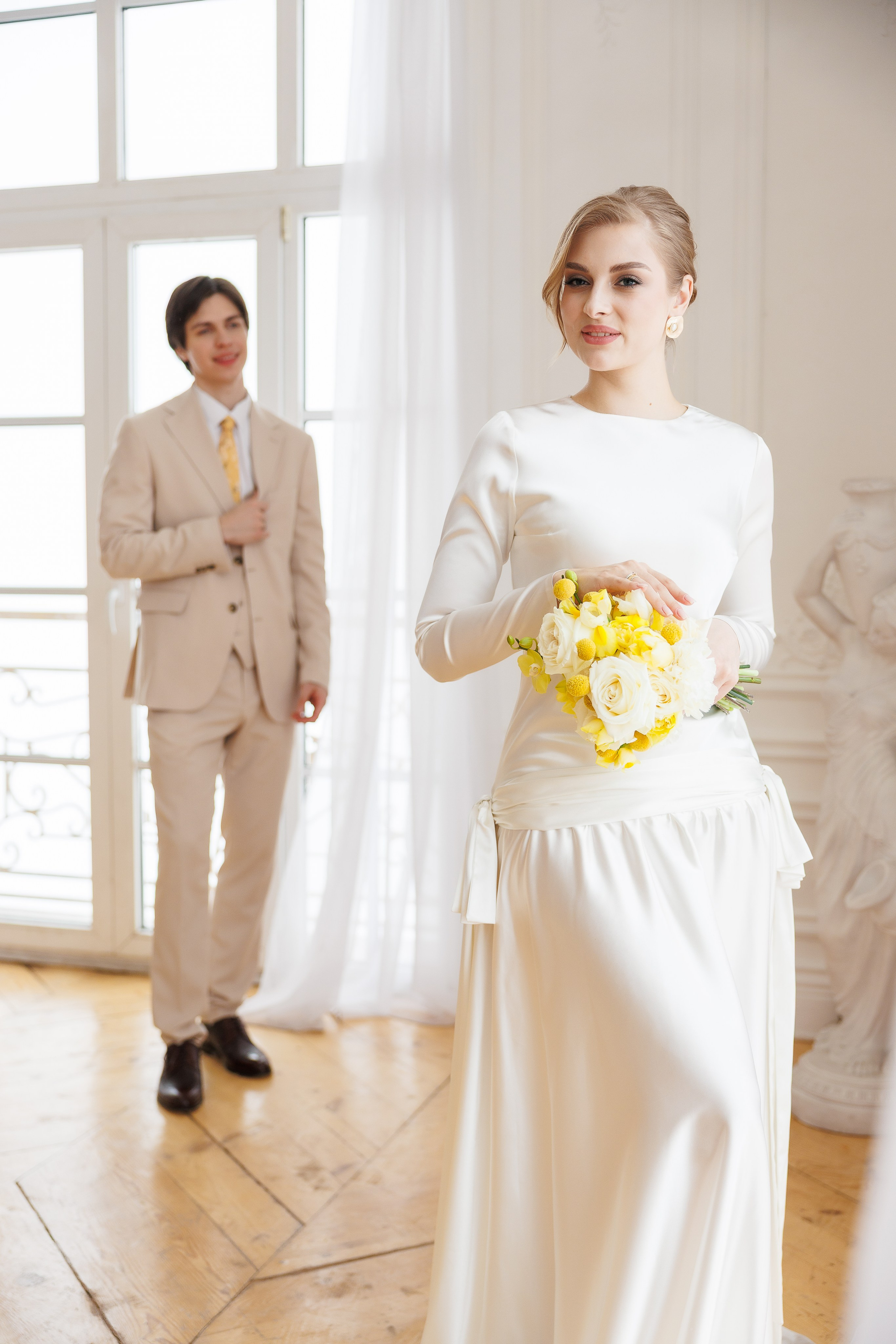 Камерная свадьба: весеннее настроение. Свадебный и семейный фотограф в Москве Красинская Мария