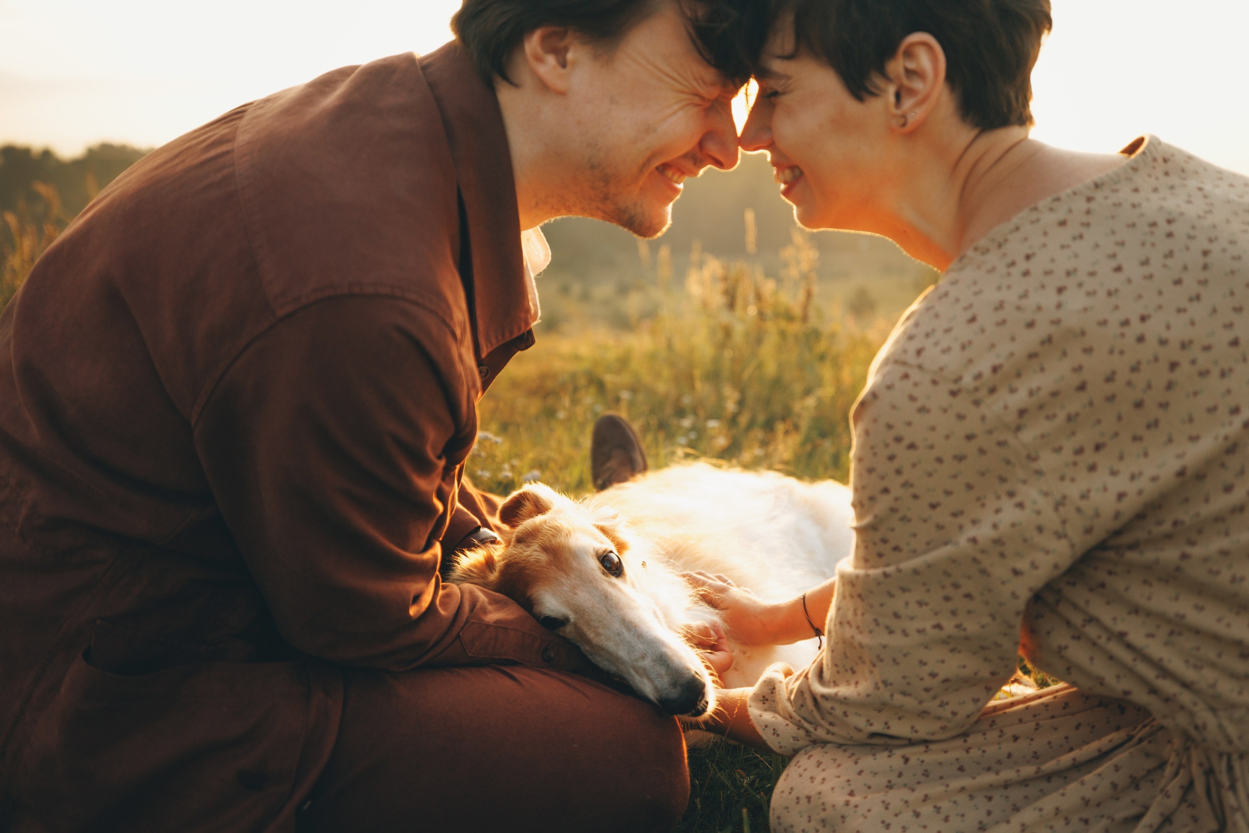 Сергей, Оксана и Жара. Фотограф анималист Осипчикова Мария