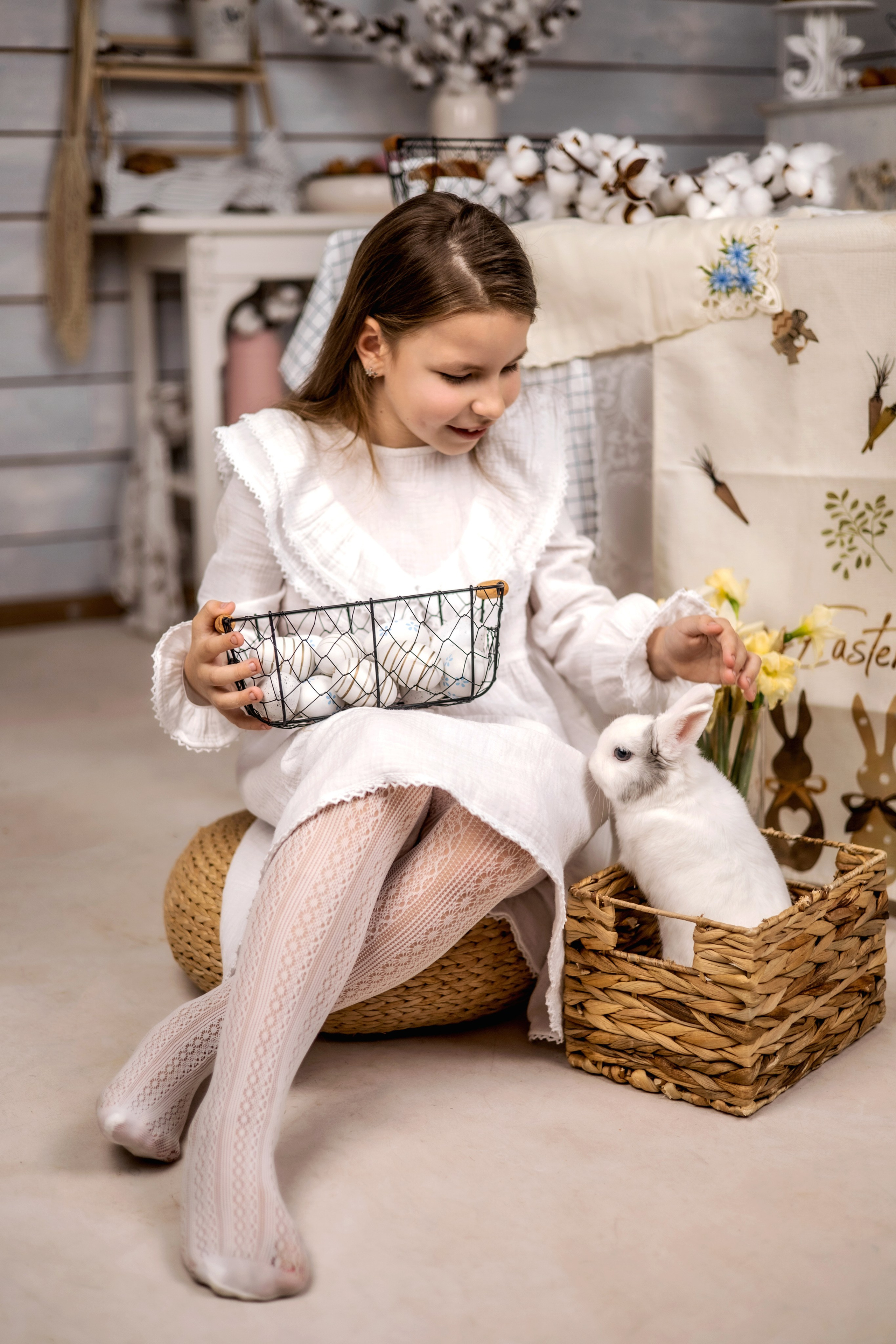 Пасхальный детский фотопроект 2024. Фотограф Надежда Лукьянова
