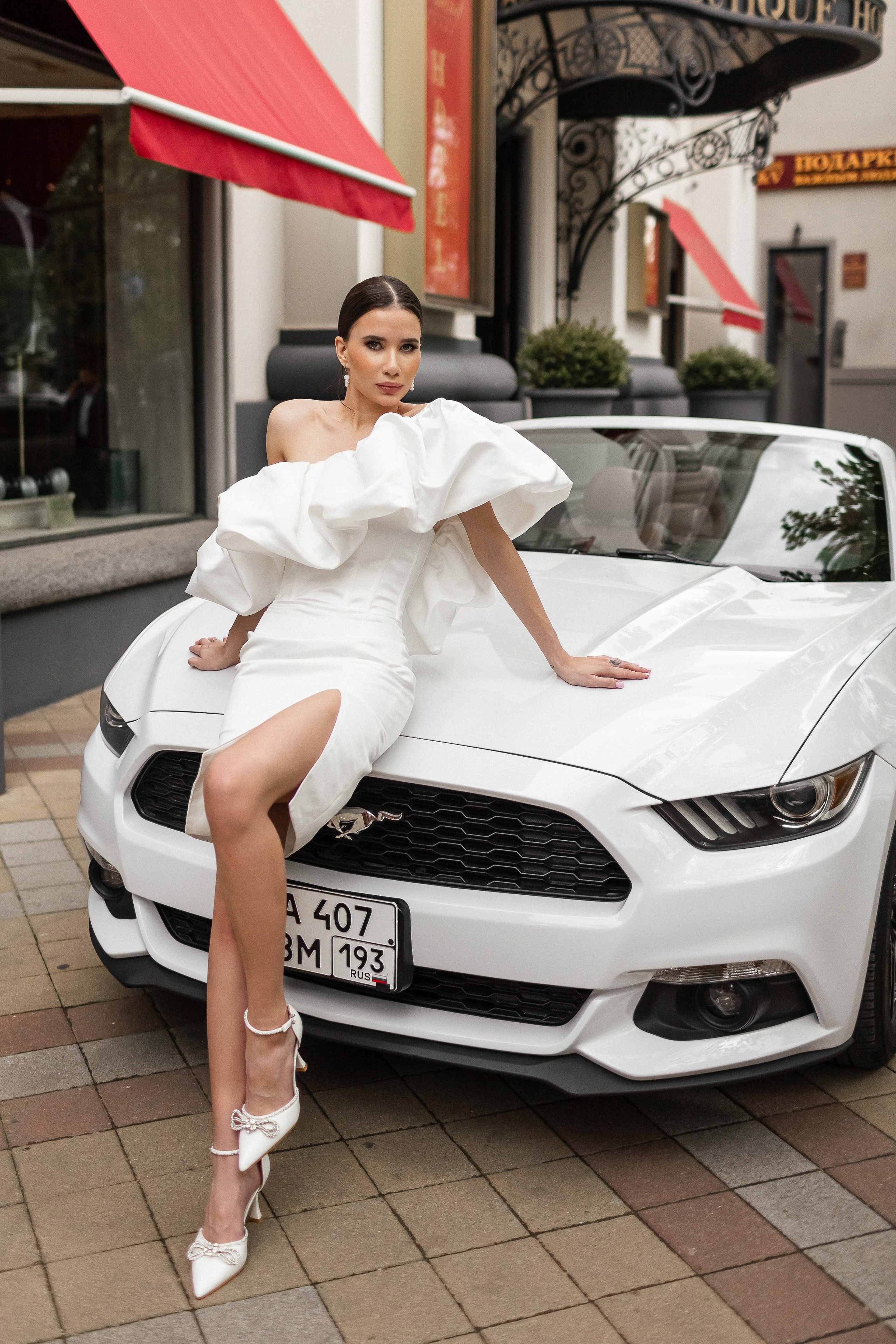 Съёмка с кабриолетом. Арина Тамочкина. Фотограф Краснодарю