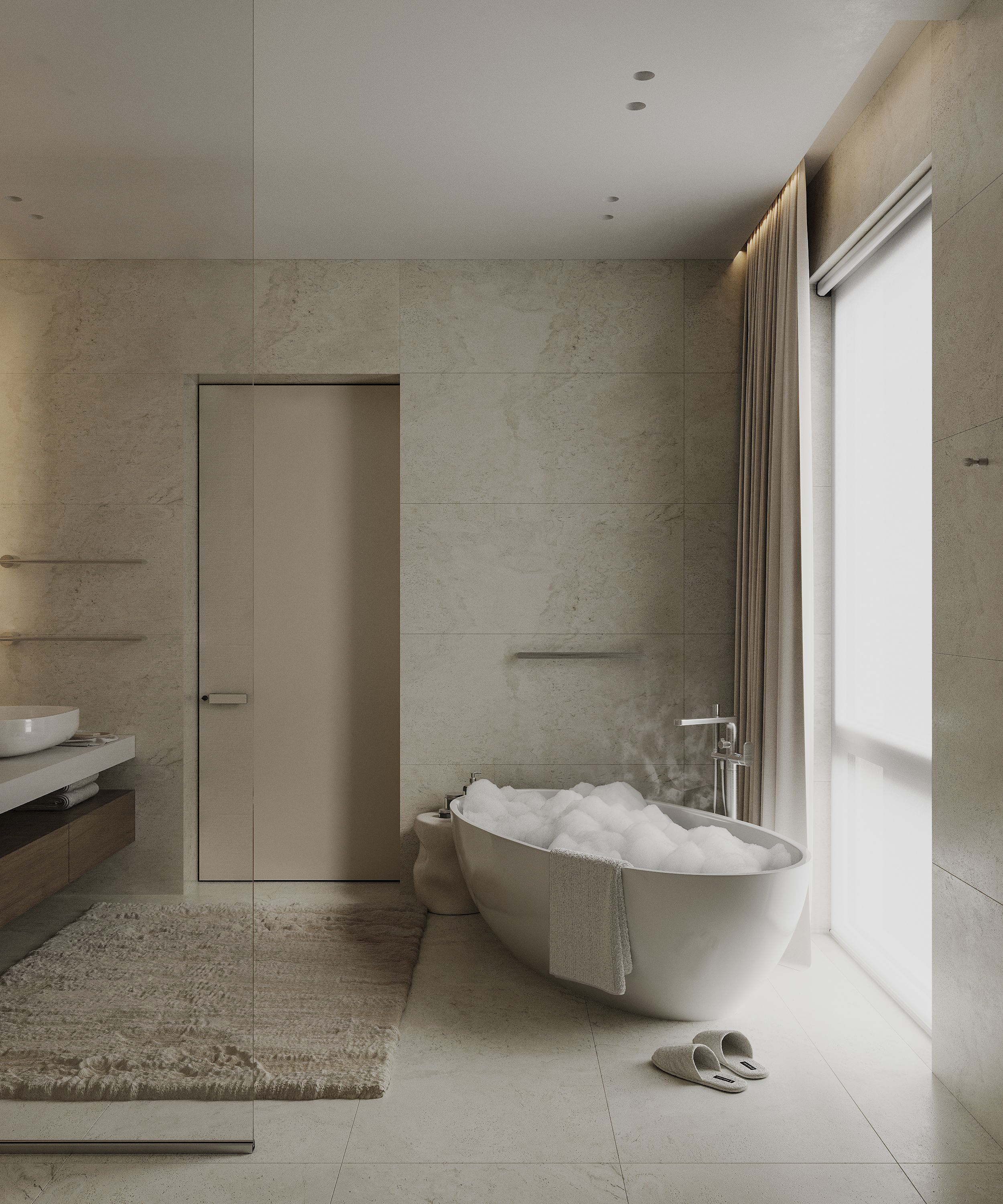 Мастер-спальня. Дизайнер интерьера Еремина Юлия