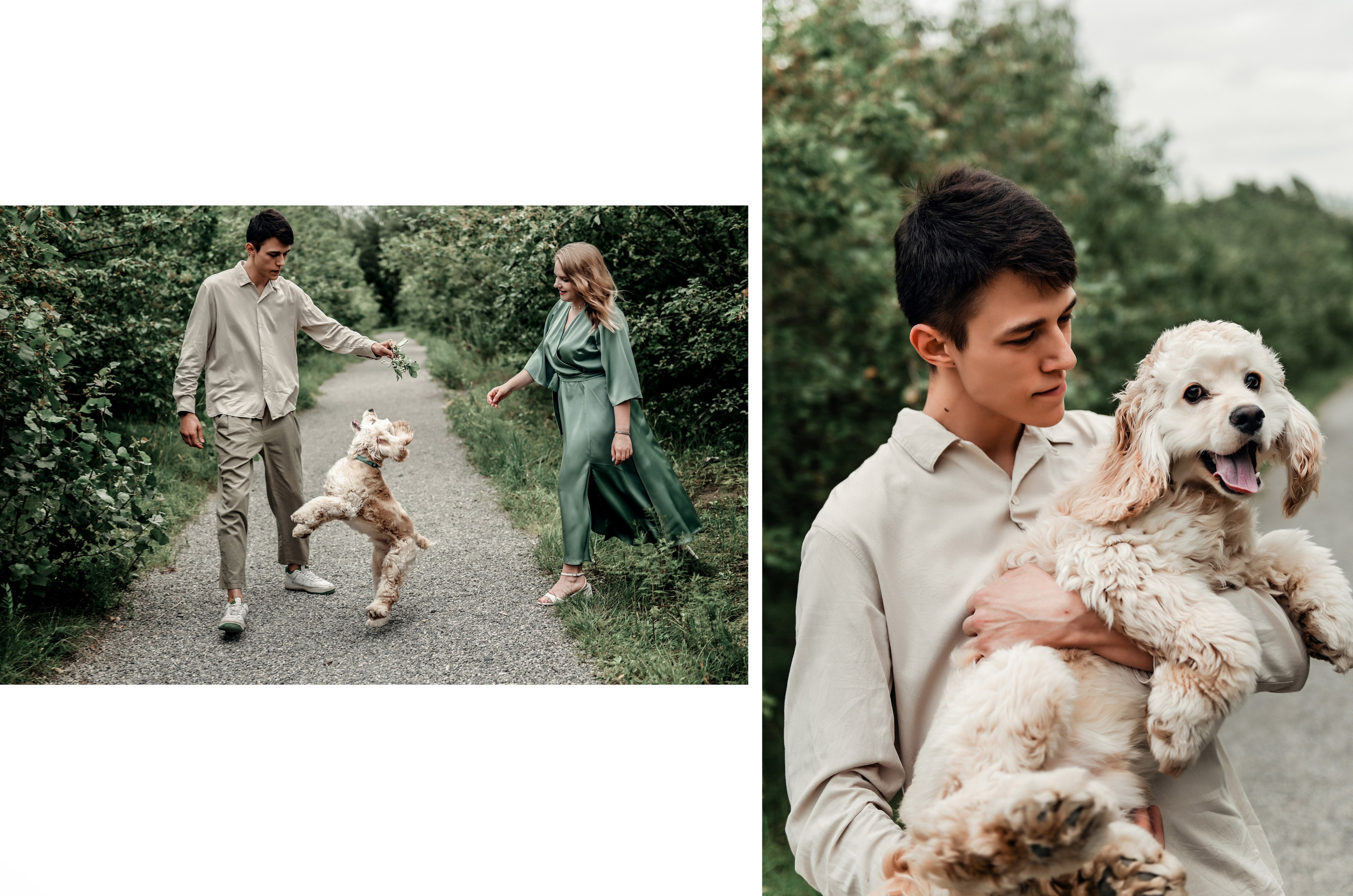 Love story прогулка вместе с песиком))). Свадебный, семейный, детский, контент фотограф в Омске Максим Ильин