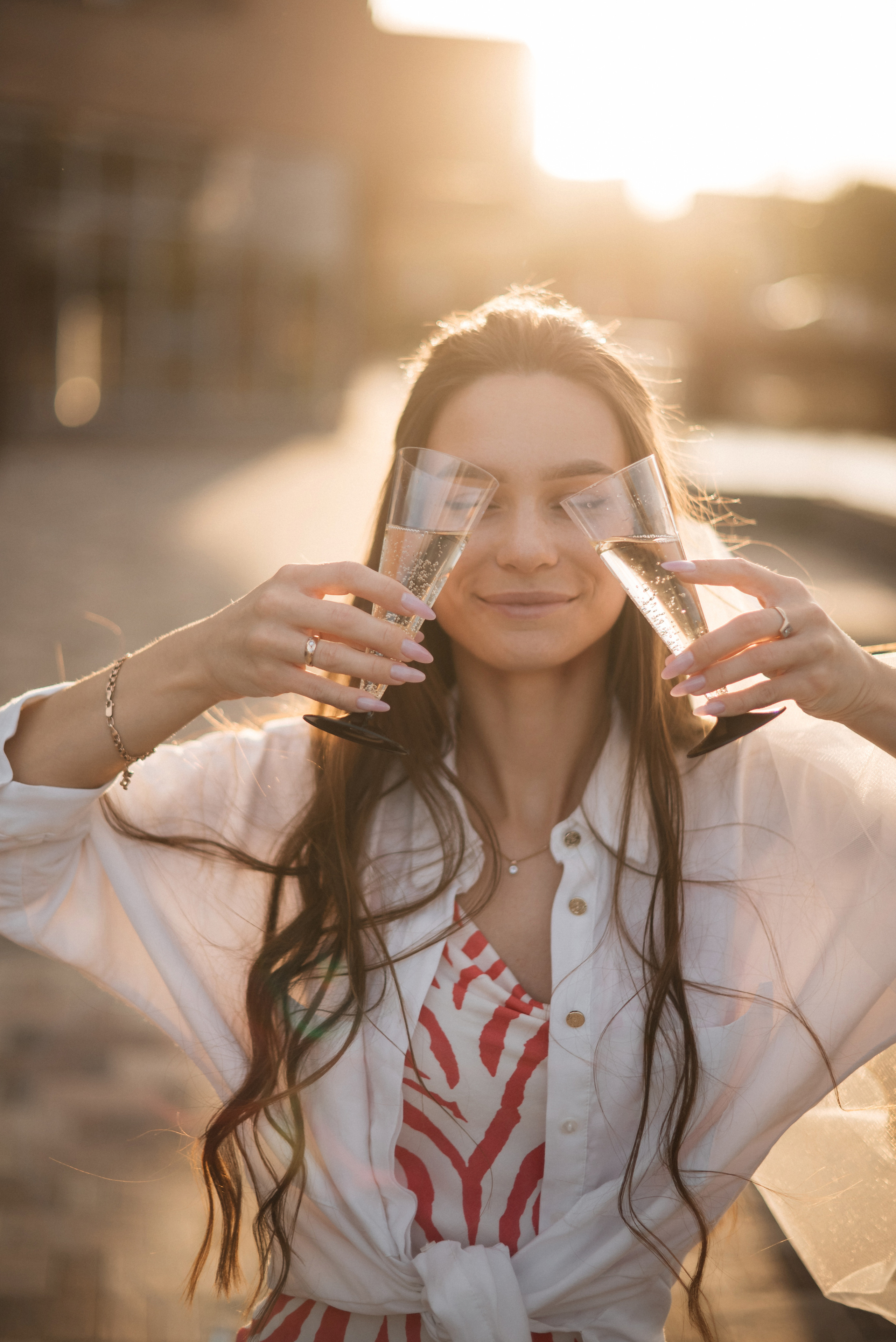 Девичник Юли на улице. Свадебный и портретный фотограф в Липецке Юлия Свит