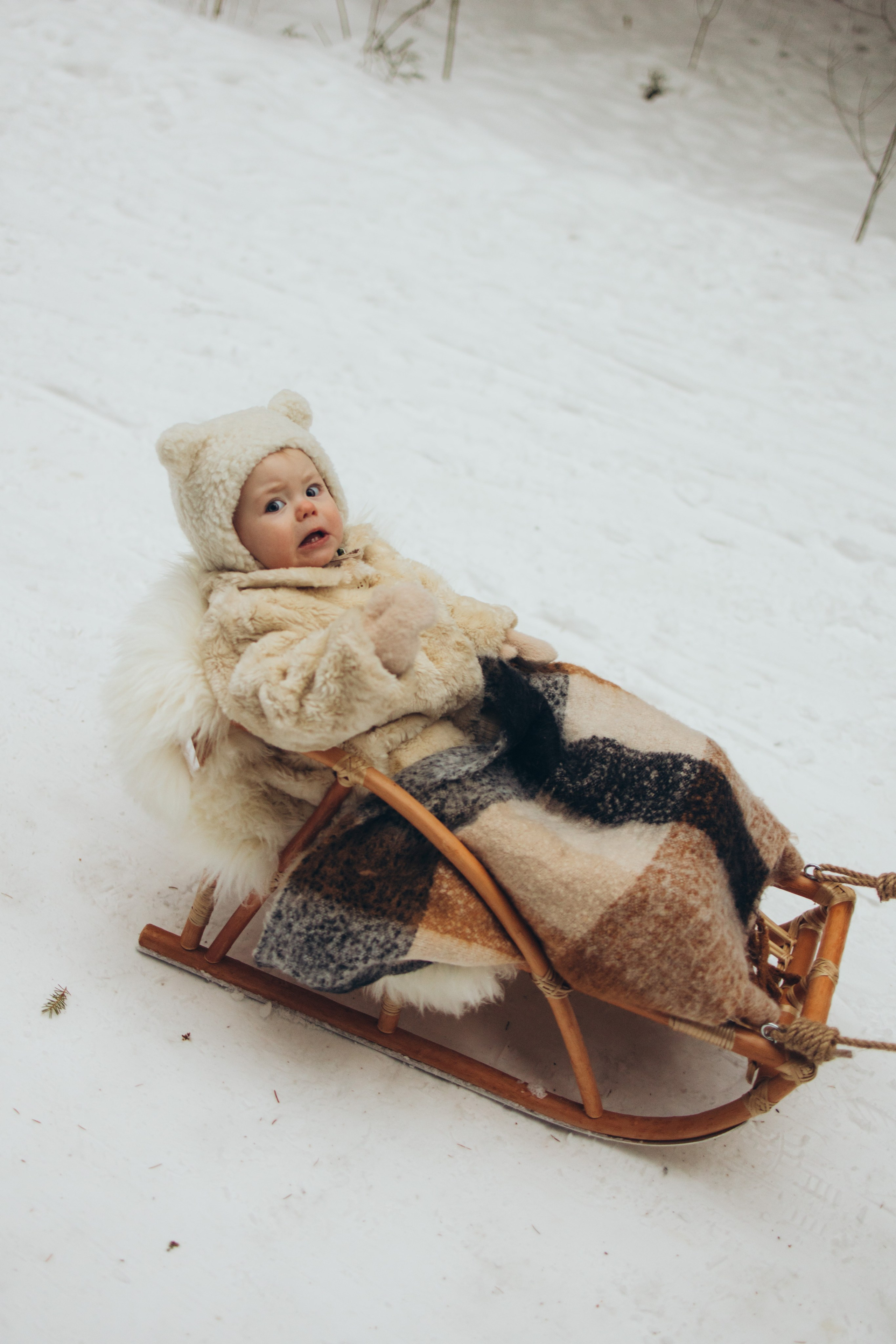 Снежный лес. Семейный фотограф в Москве Виктория Ястребинская