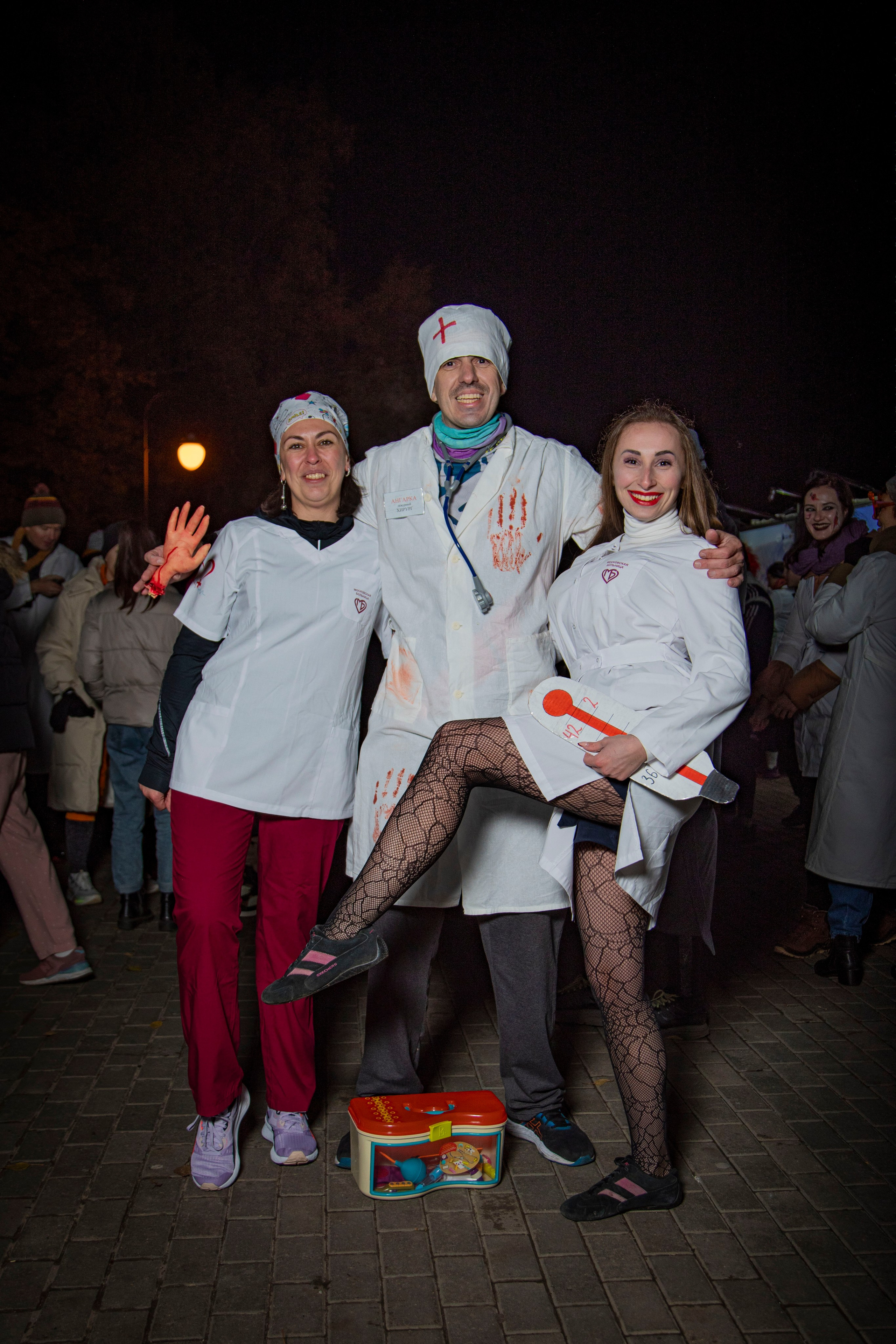 Парковые забеги Ангарские пруды, ночная тема 22 октября 2023 г. Фотограф Сергей Ловкий