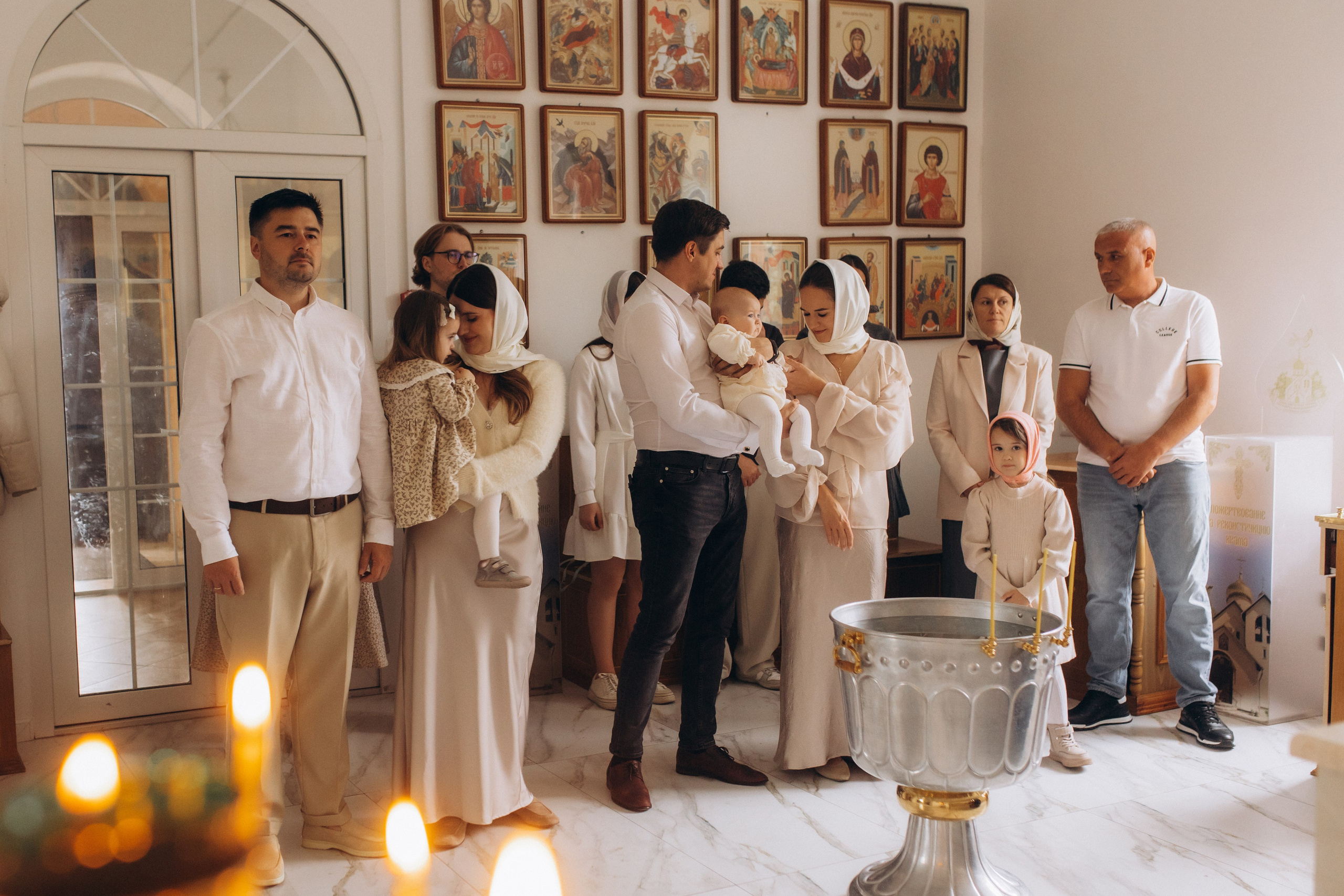 Крещение Мирославы. Семейный фотограф Москва Наталия Осьмакова
